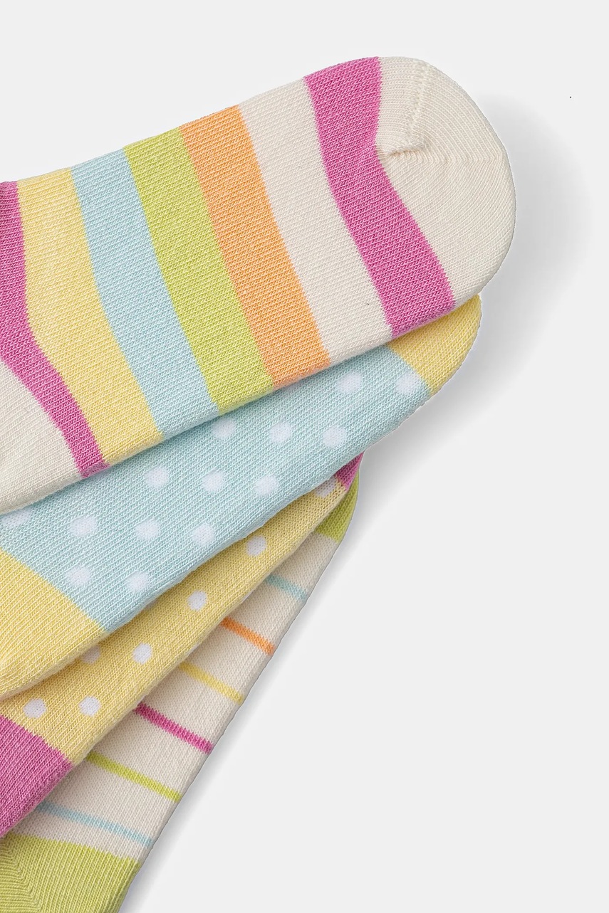 Детские носки United Colors of Benetton 4 шт цвет жёлтый 6AO307048