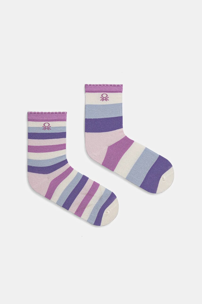 United Colors of Benetton sosete culoarea violet, 6AO307047