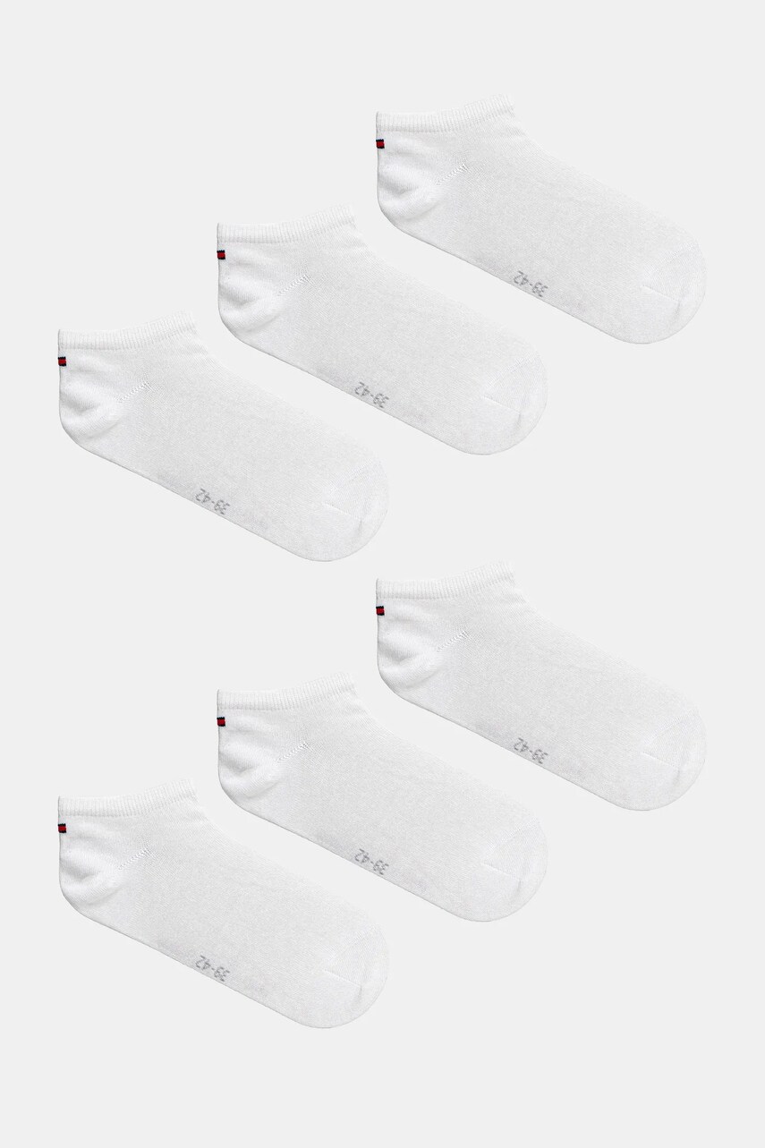 Levně Dětské ponožky Tommy Hilfiger 6-pack bílá barva, 701222392
