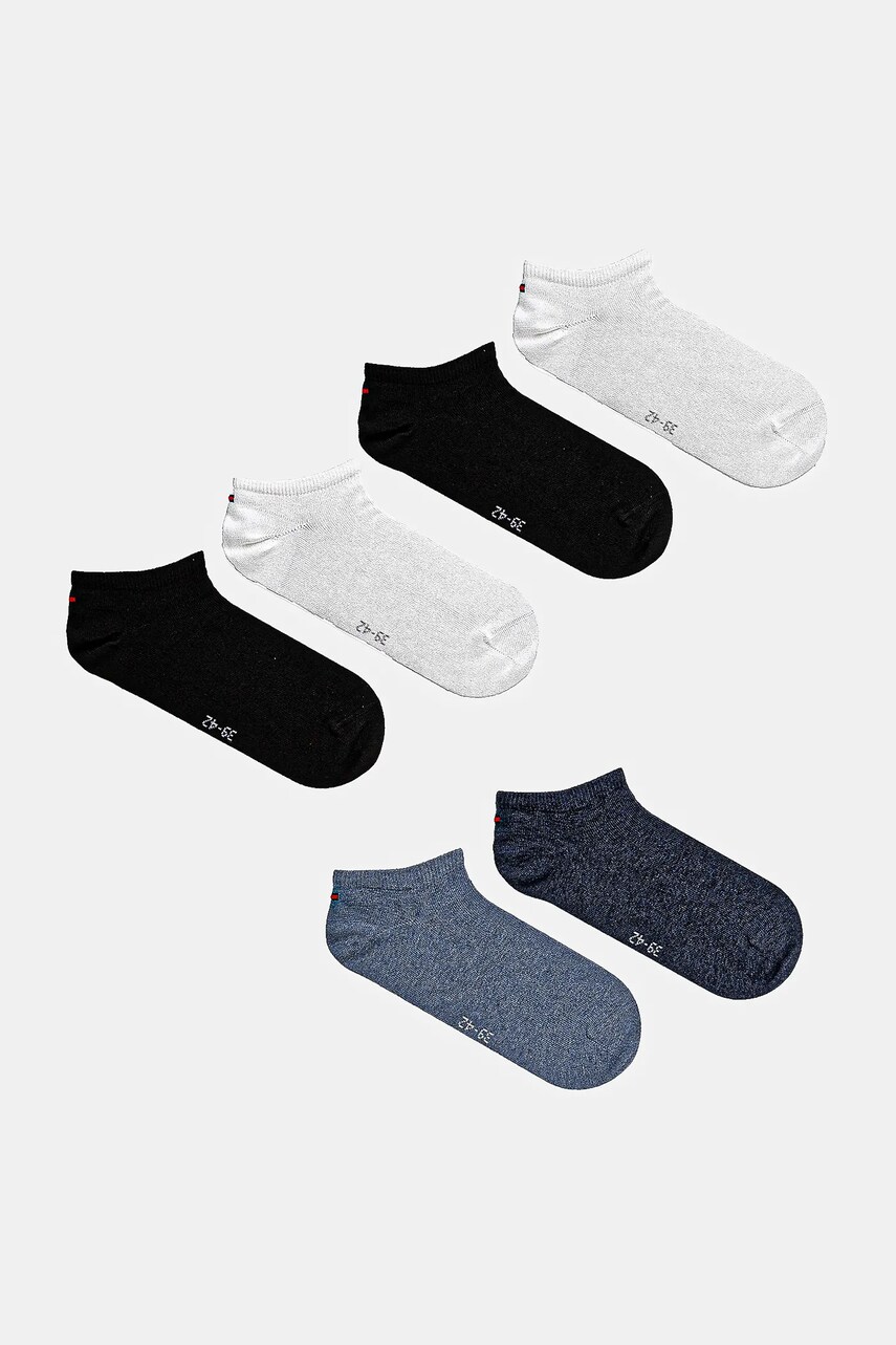 Levně Dětské ponožky Tommy Hilfiger 6-pack černá barva, 701222392