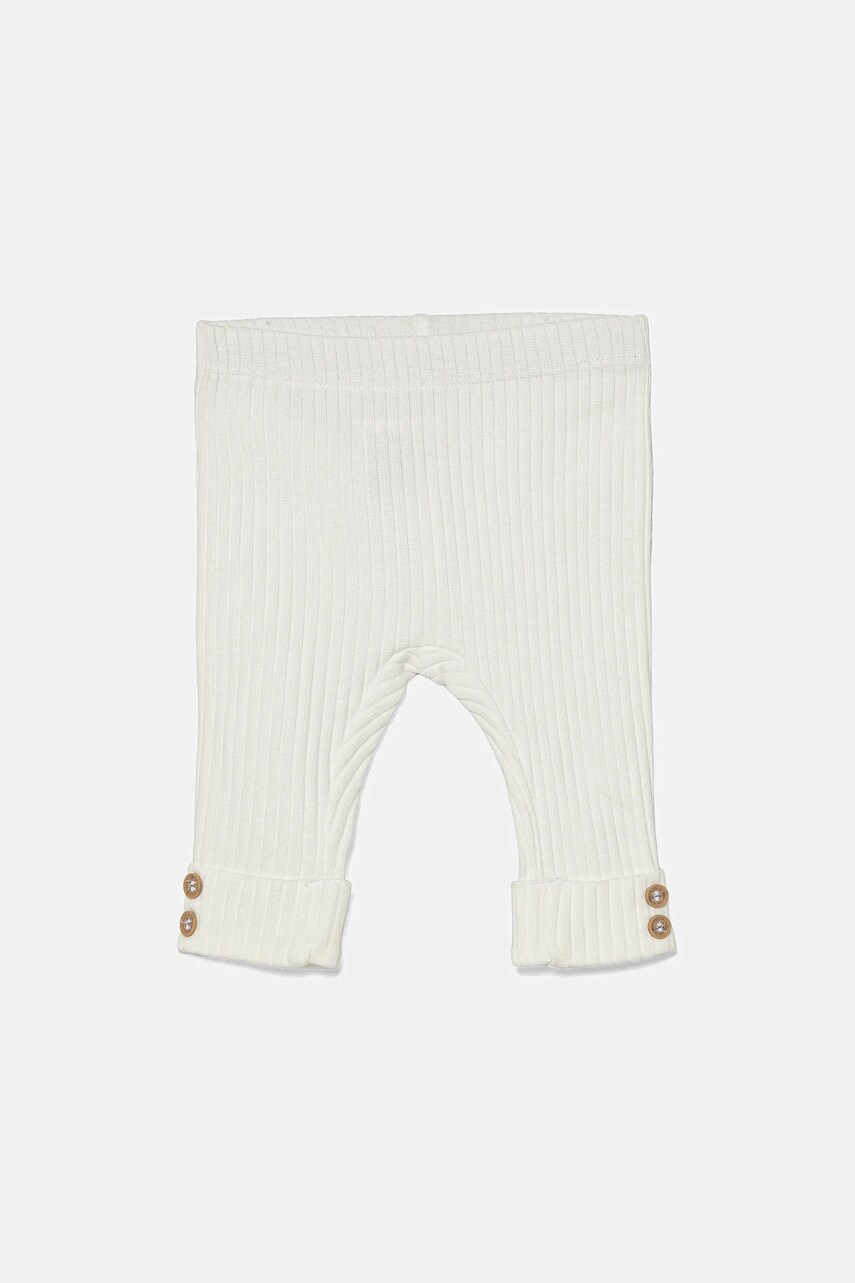 United Colors of Benetton leggins bebe culoarea alb, uni, 3F1AAF026