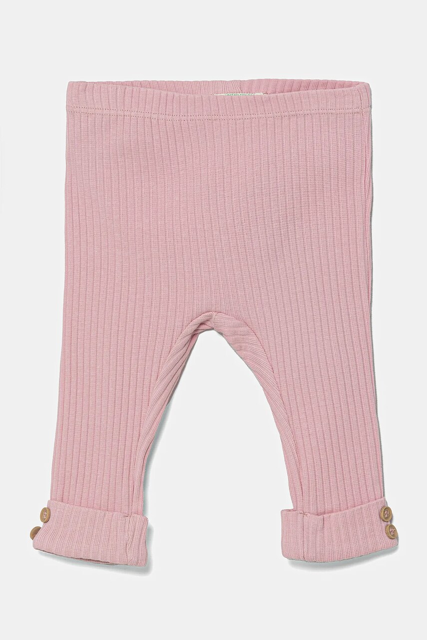 United Colors of Benetton leggins bebe culoarea roz, uni, 3F1AAF026
