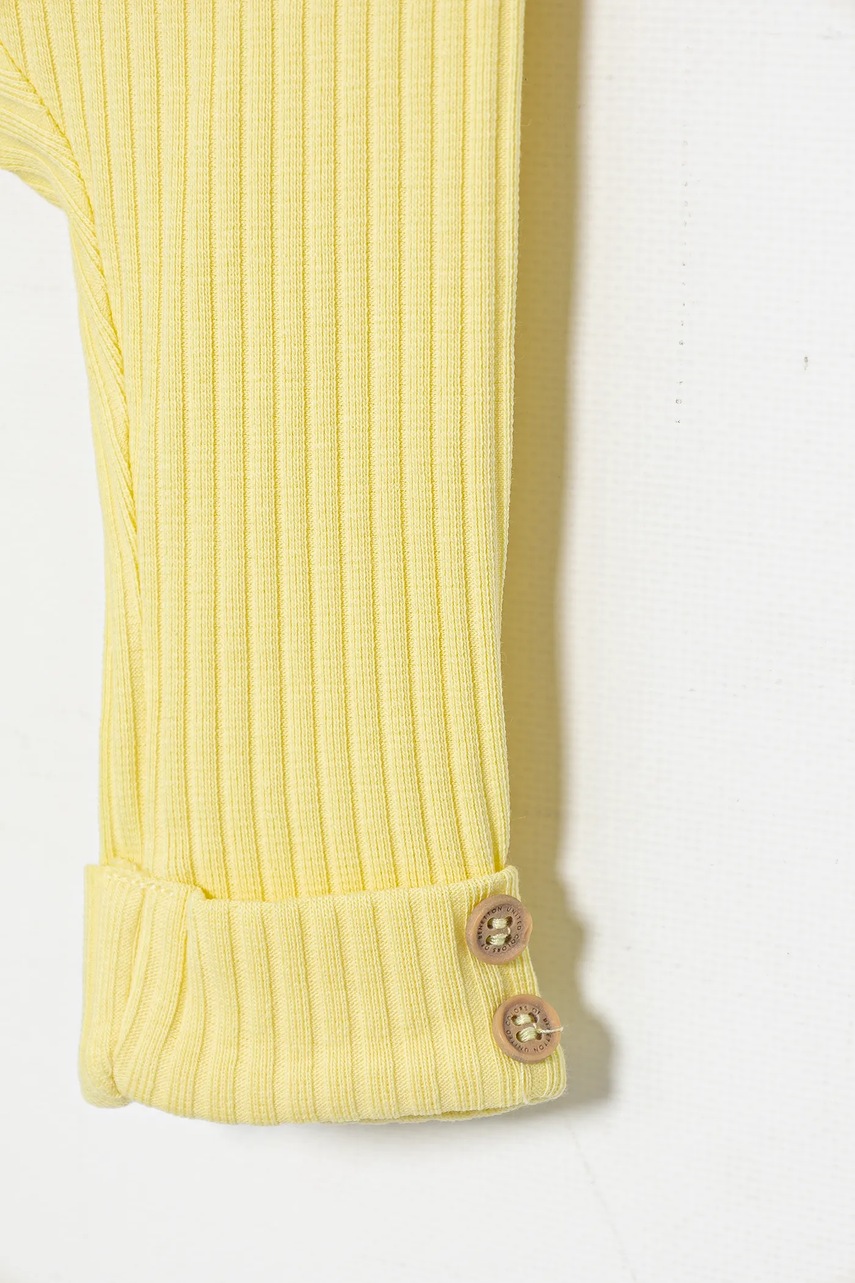 United Colors of Benetton baba legging sárga, sima, 3F1AAF026 termék 2. képe
