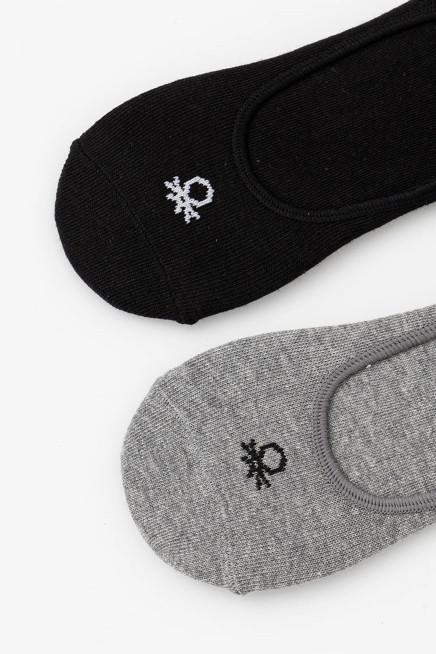 Носки United Colors of Benetton 2 шт цвет чёрный 6AO60701K