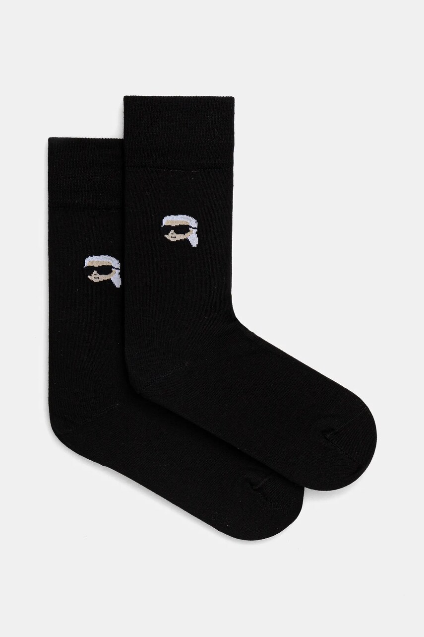 Karl Lagerfeld sosete barbati, culoarea negru, 551102.805514