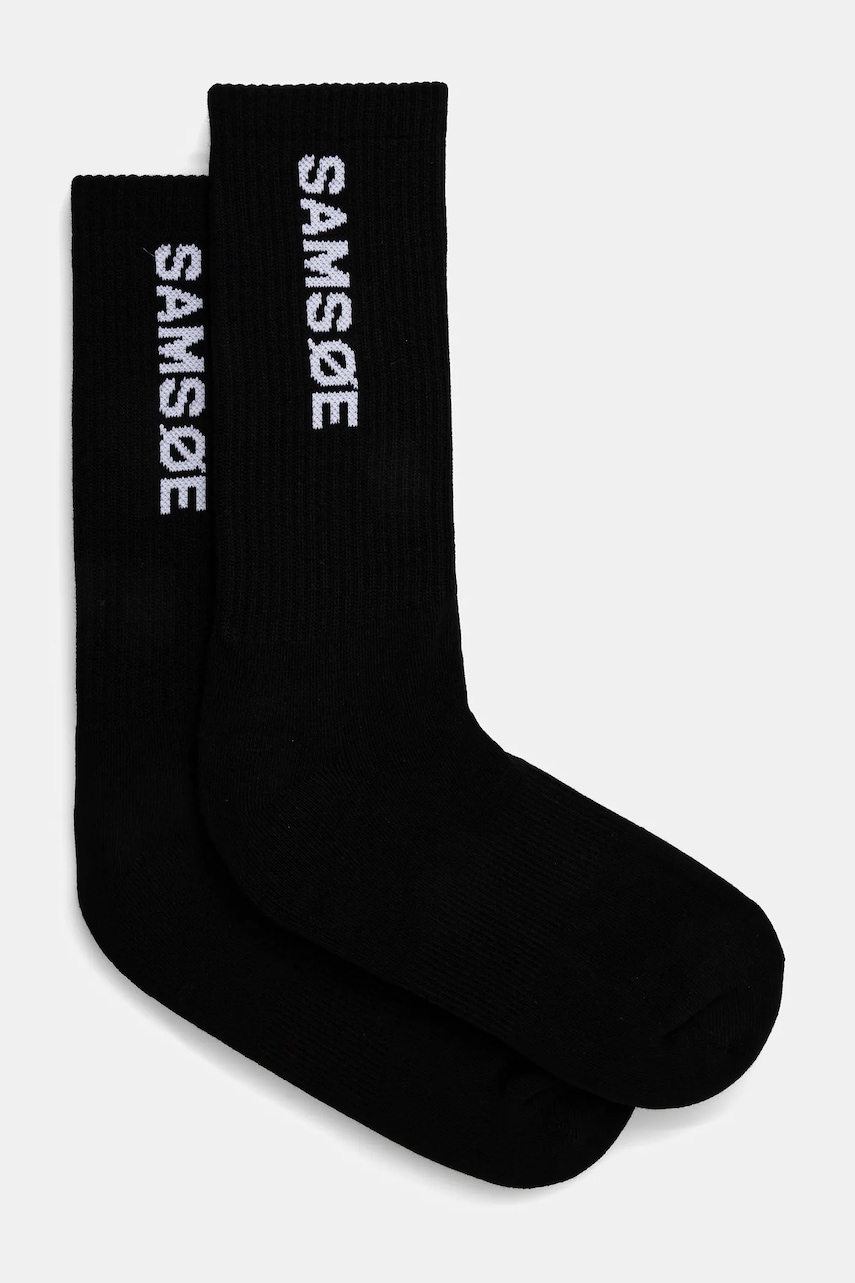 Samsoe Samsoe sosete barbati, culoarea negru, M24400016