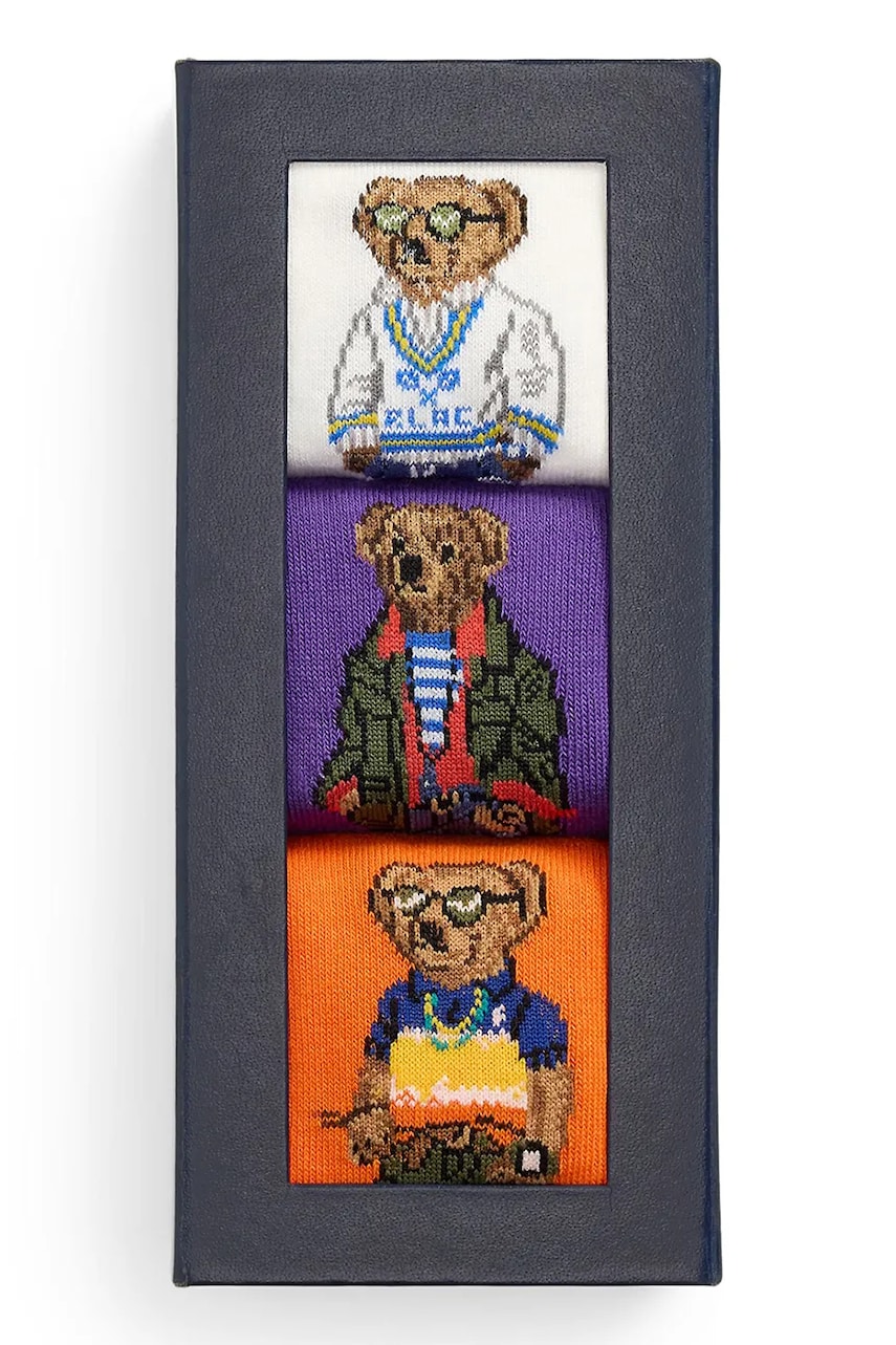 Levně Ponožky Polo Ralph Lauren 3-pack pánské, více barev, 449973050