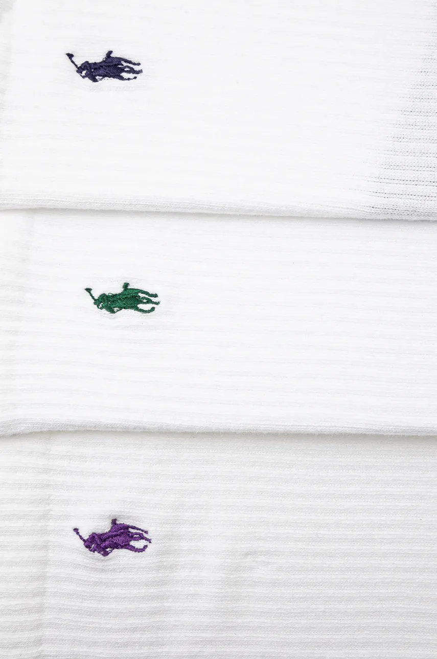 Ponožky Polo Ralph Lauren 3-pak Wimbledon Collection