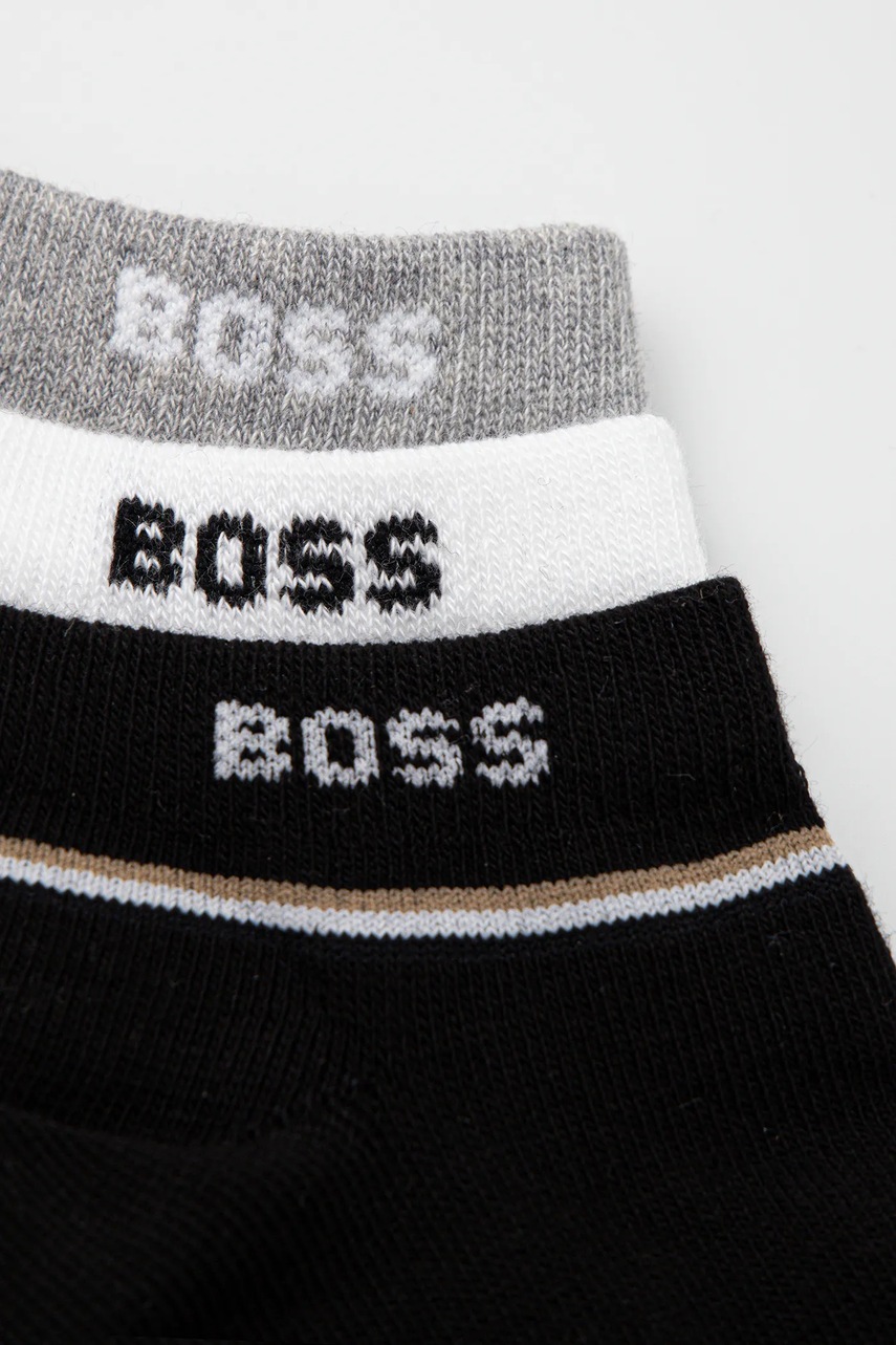 Носки  3 шт цвет чёрный 50537527