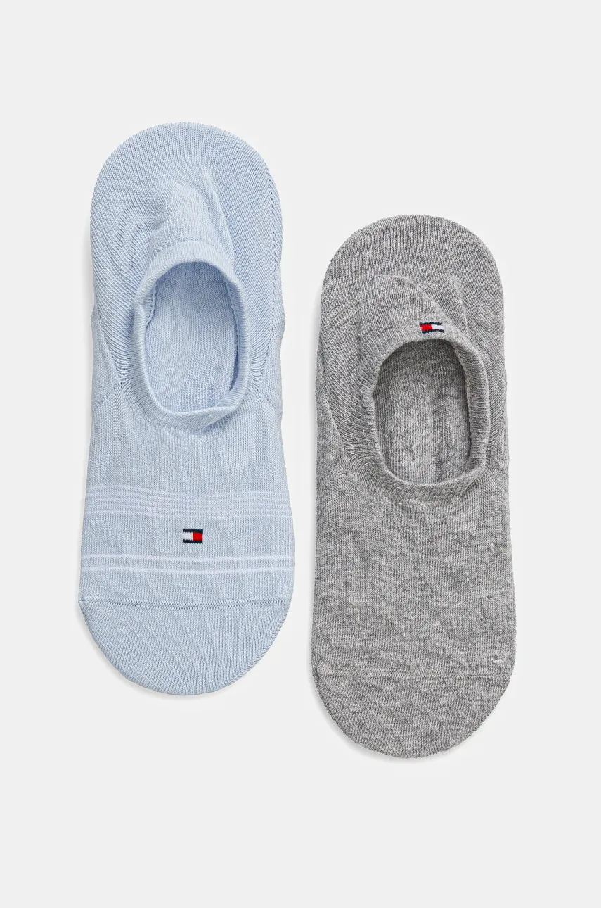 Levně Ponožky Tommy Hilfiger 2-pack pánské, modrá barva, 701232732