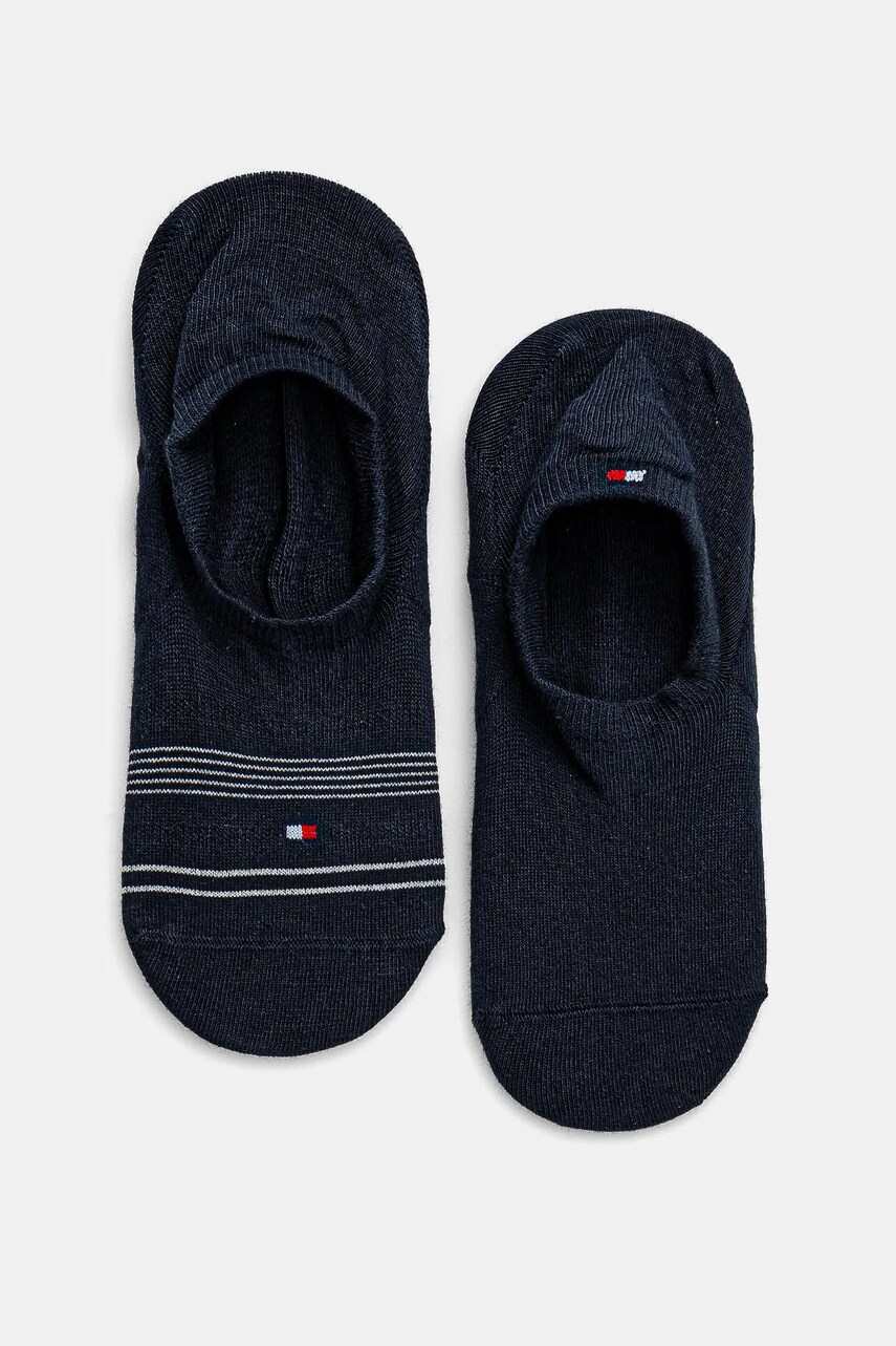 Levně Ponožky Tommy Hilfiger 2-pack pánské, tmavomodrá barva, 701232732
