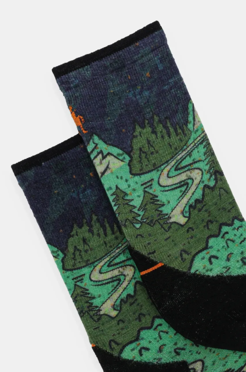 Шкарпетки Smartwool Trail Run Neature Print Crew SW002693