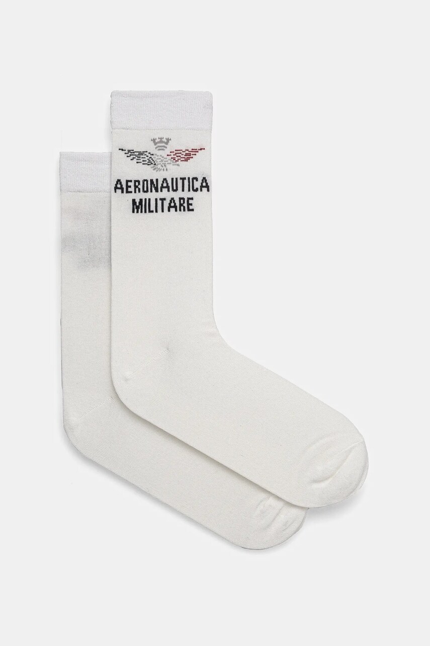 Aeronautica Militare sosete barbati, culoarea alb, CZ011L499