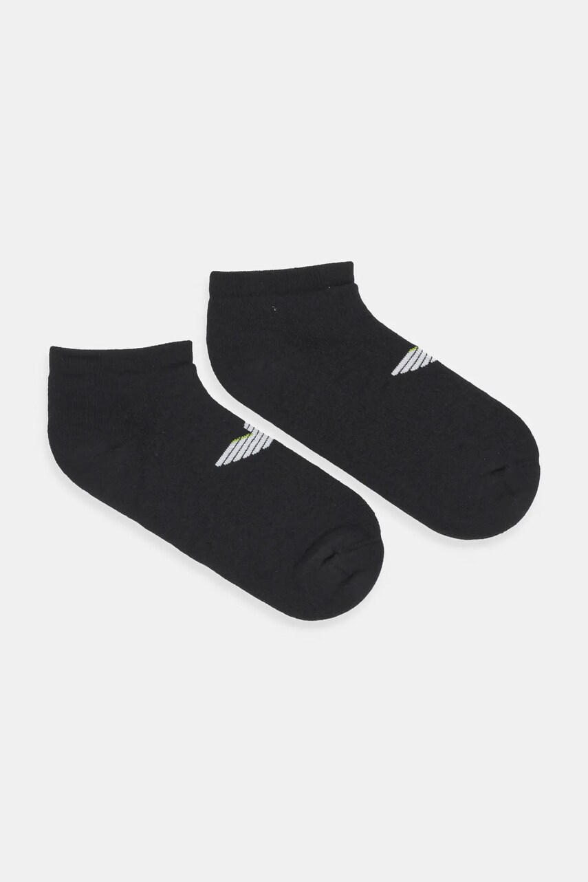 Emporio Armani Underwear sosete barbati, culoarea negru, EM000538 AF12299