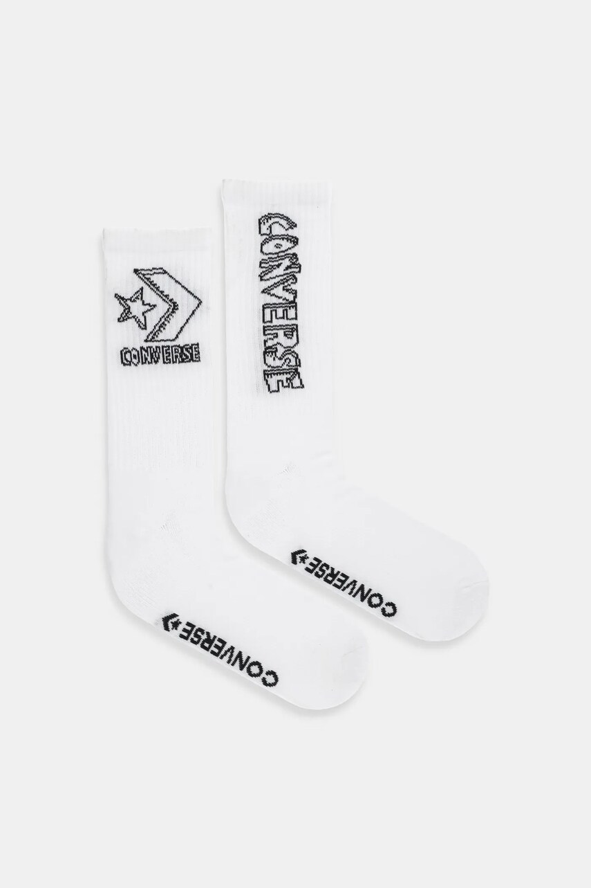 Converse sosete barbati, culoarea alb, E1343W-2010