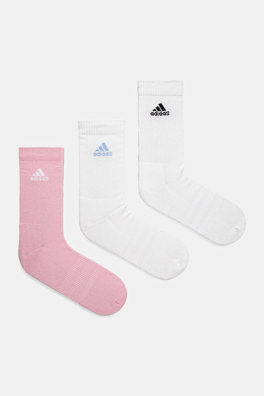 adidas sosete C SPW CRW 3P 3-pack culoarea alb, JC9382