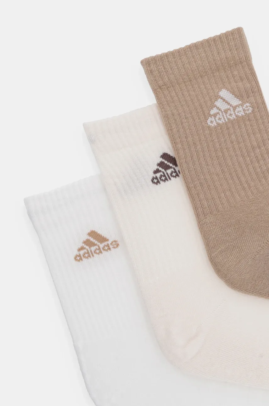 Носки adidas C SPW CRW 3P 3 шт цвет белый JC9383 Носки adidas C SPW CRW 3P 3 шт цвет белый JC9383