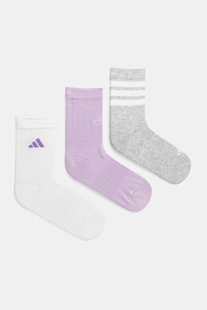 Levně Ponožky adidas LOGO PACK 3PP 3-pack šedá barva, JD5829