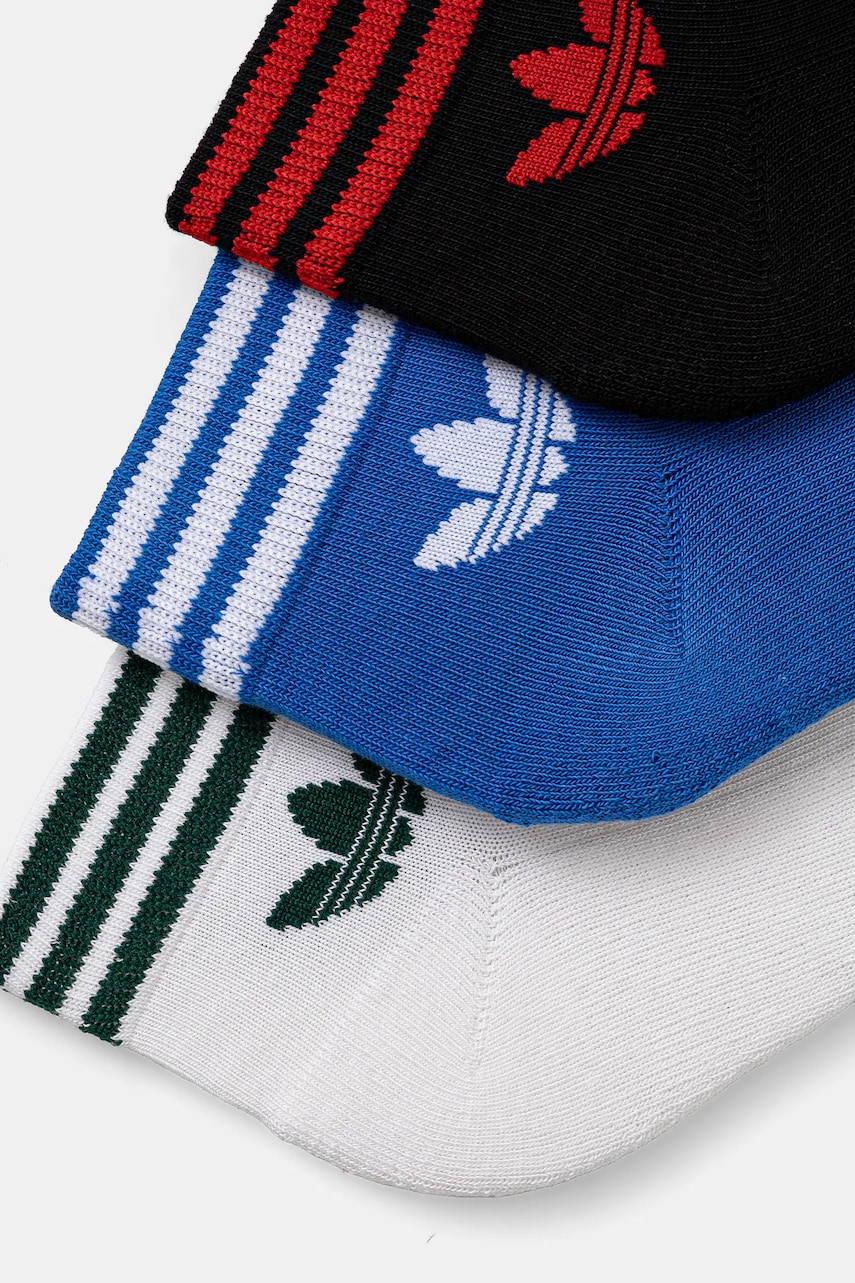 Носки adidas Originals 3 шт цвет чёрный JI9487 Носки adidas Originals 3 шт цвет чёрный JI9487