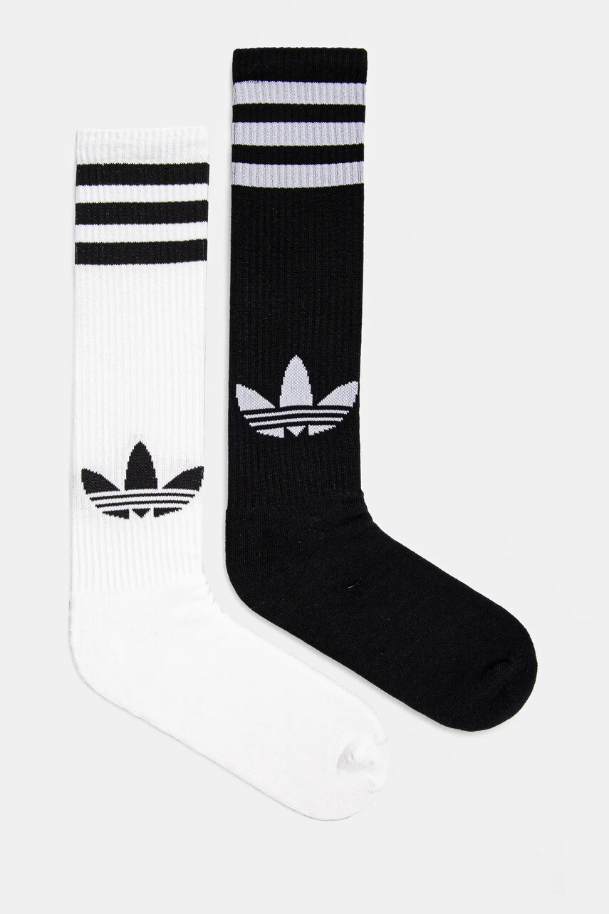 Levně Ponožky adidas Originals 2-pack bílá barva, JC8878