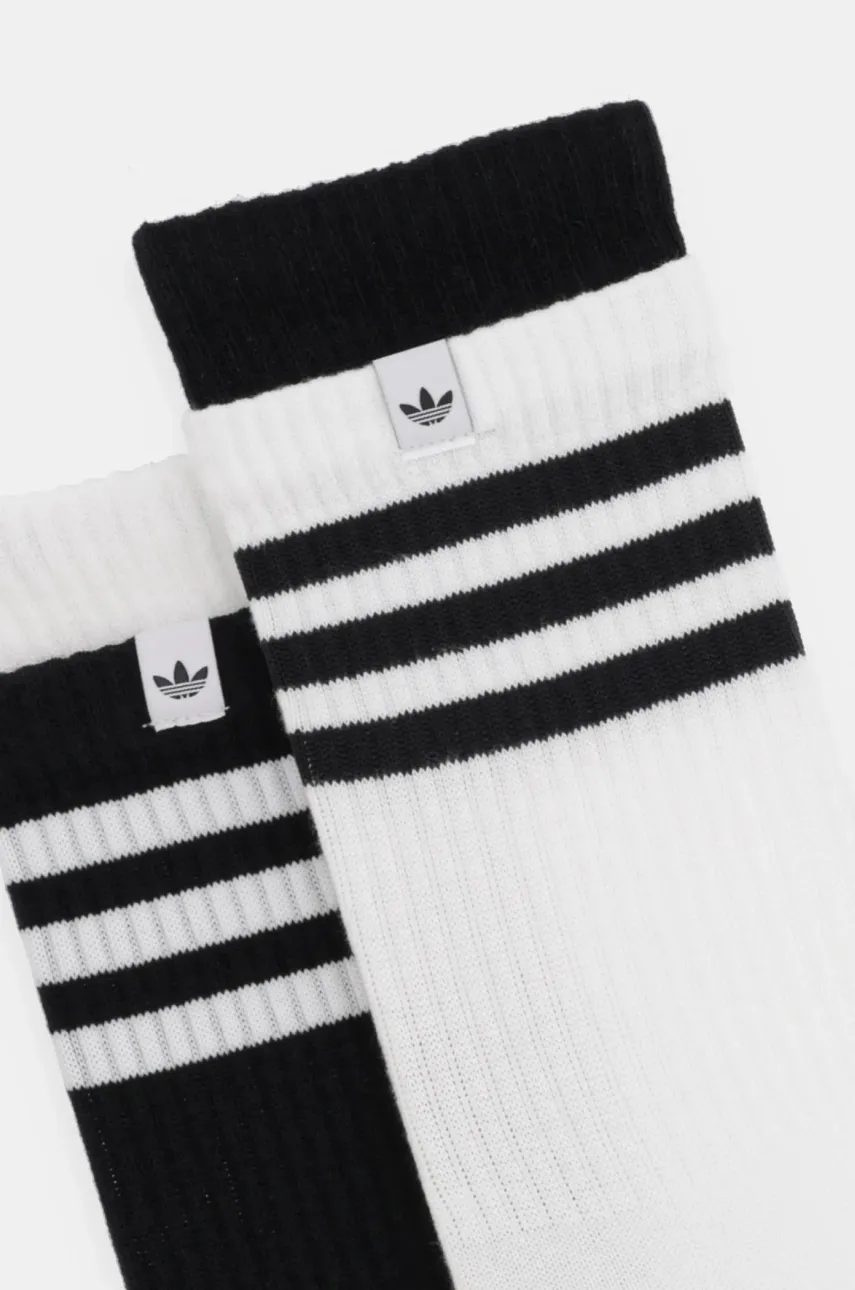 Носки adidas Originals 2 шт цвет чёрный JC8874 Носки adidas Originals 2 шт цвет чёрный JC8874