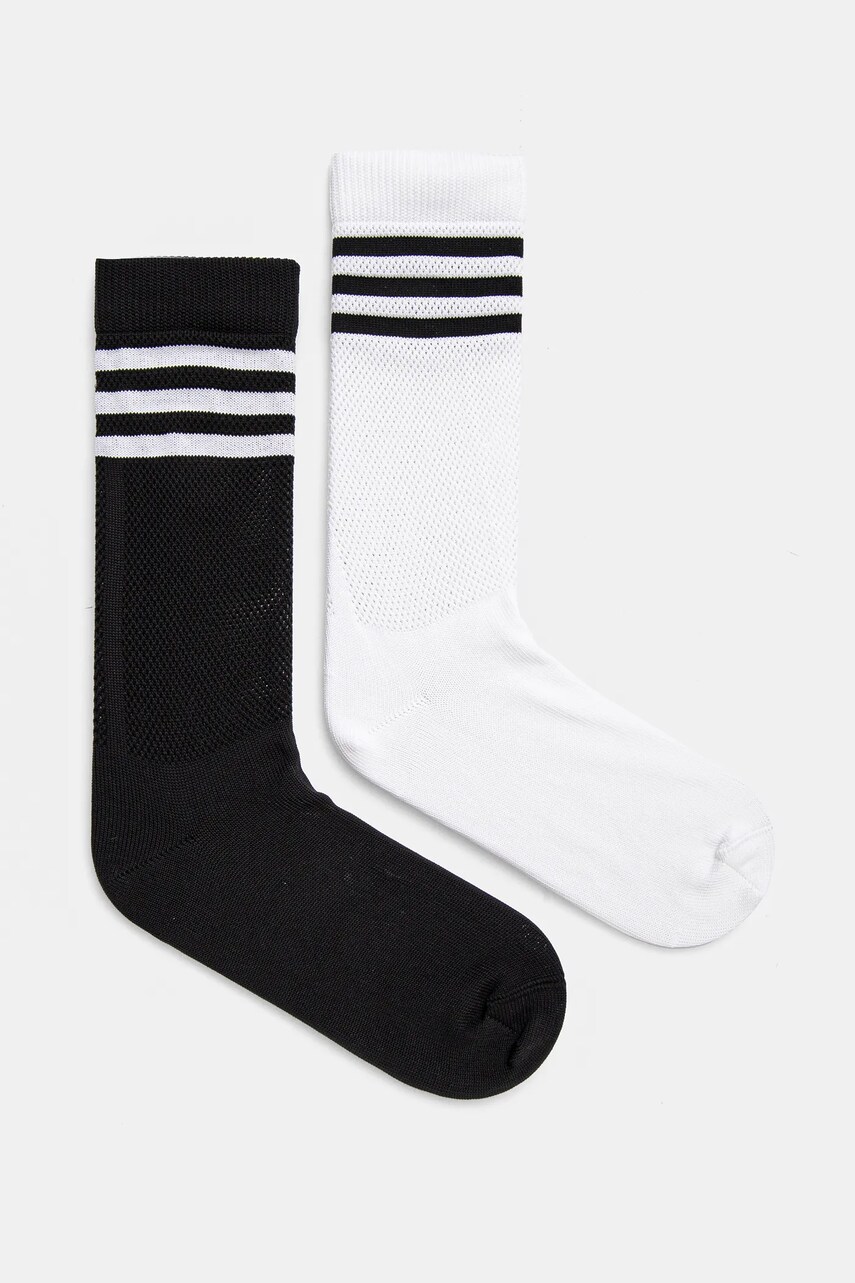 Levně Ponožky adidas Originals 2-pack bílá barva, JC8626