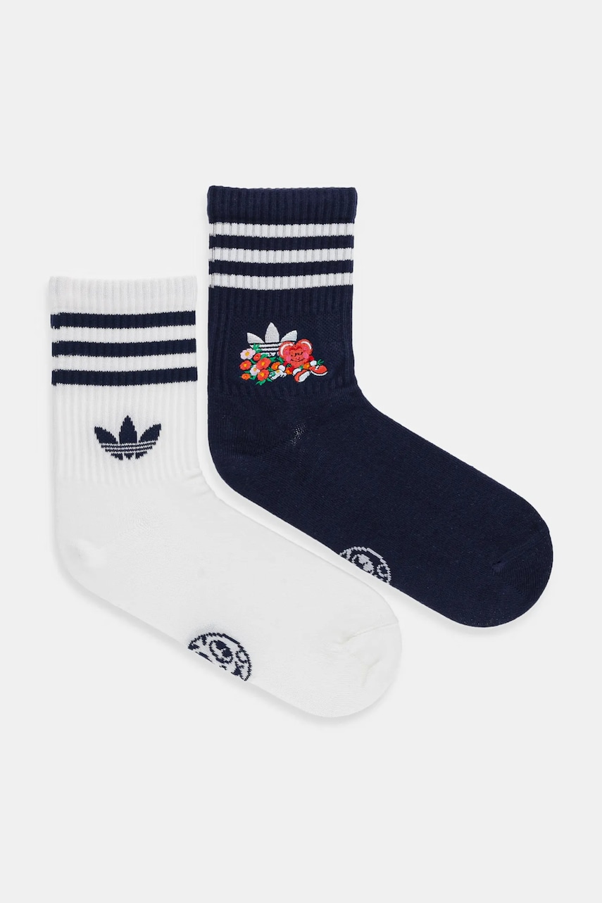 adidas Originals șosete Nelson culoarea alb, JC8634 adidas Originals șosete Nelson culoarea alb, JC8634