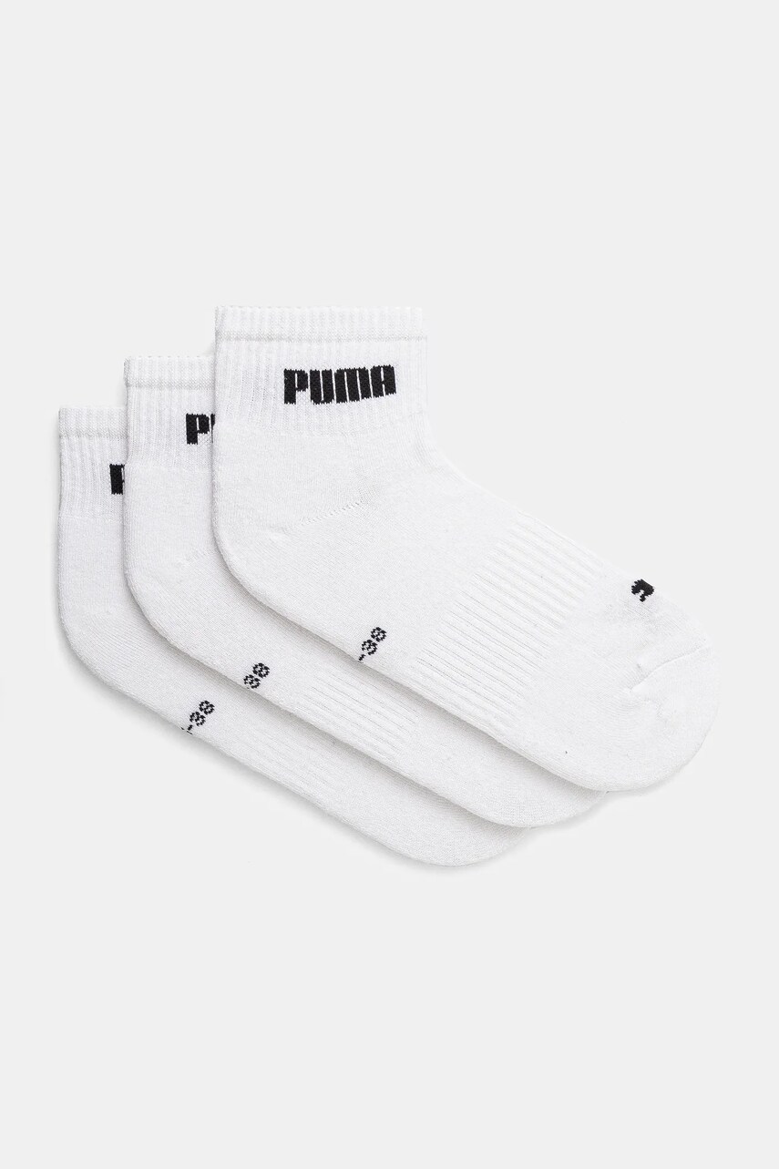 Puma sosete 3-pack culoarea alb, 938393