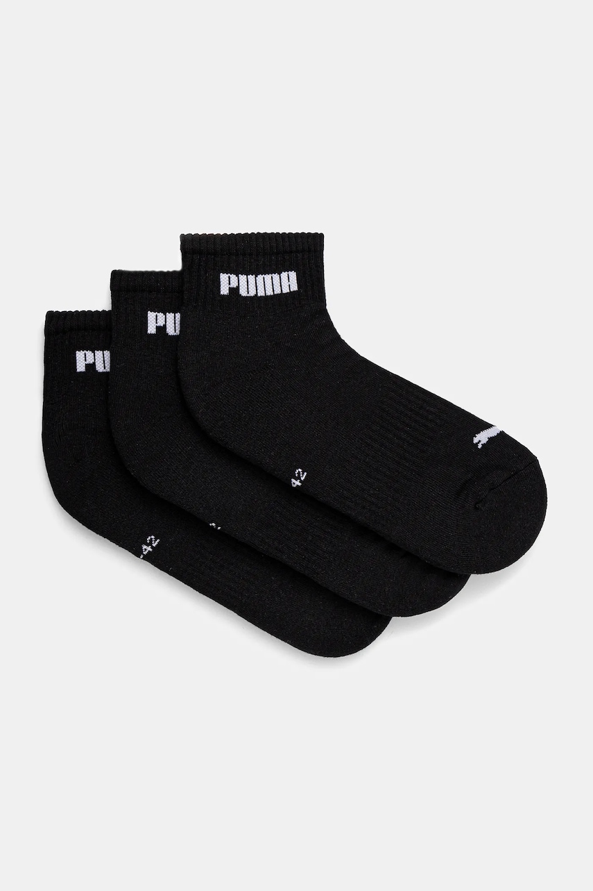 Puma șosete 3-pack culoarea negru, 938393