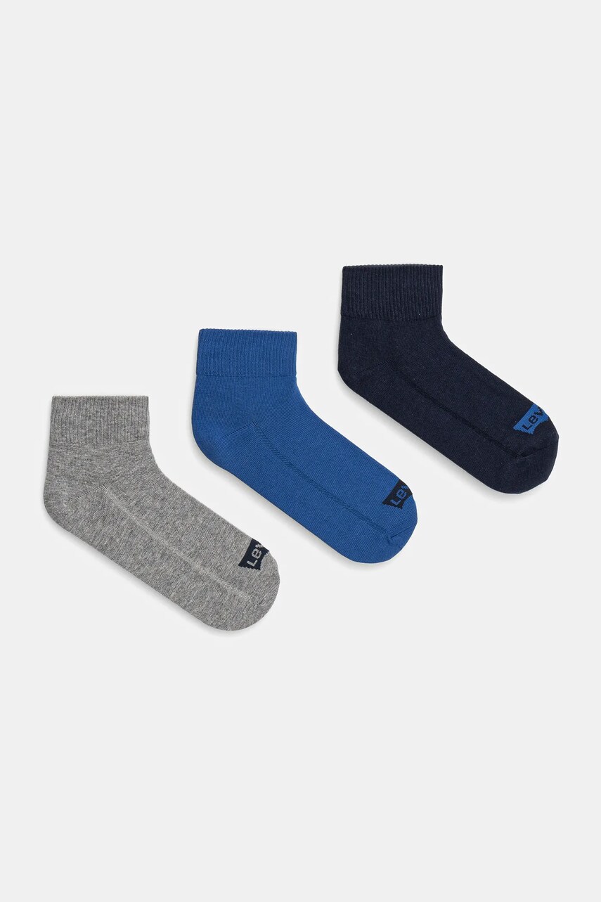 Levi's sosete 3-pack culoarea albastru marin, 37157-1194