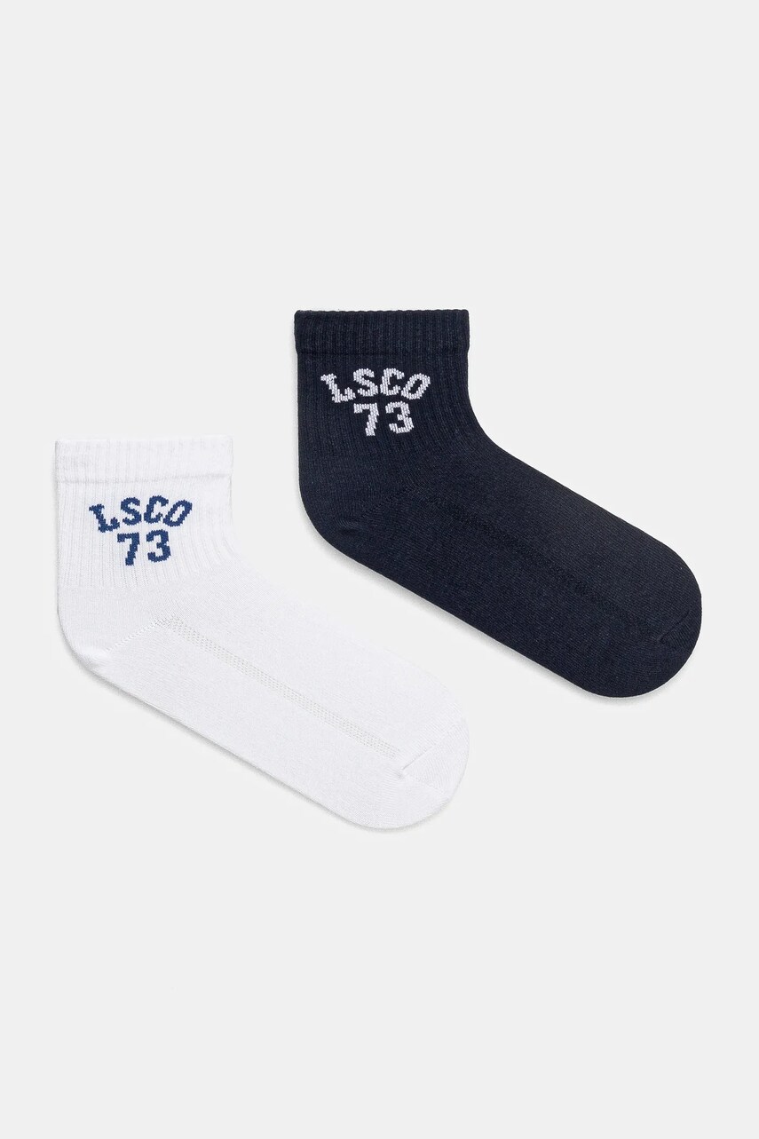 Levi's sosete 2-pack culoarea albastru marin, 37157-1220