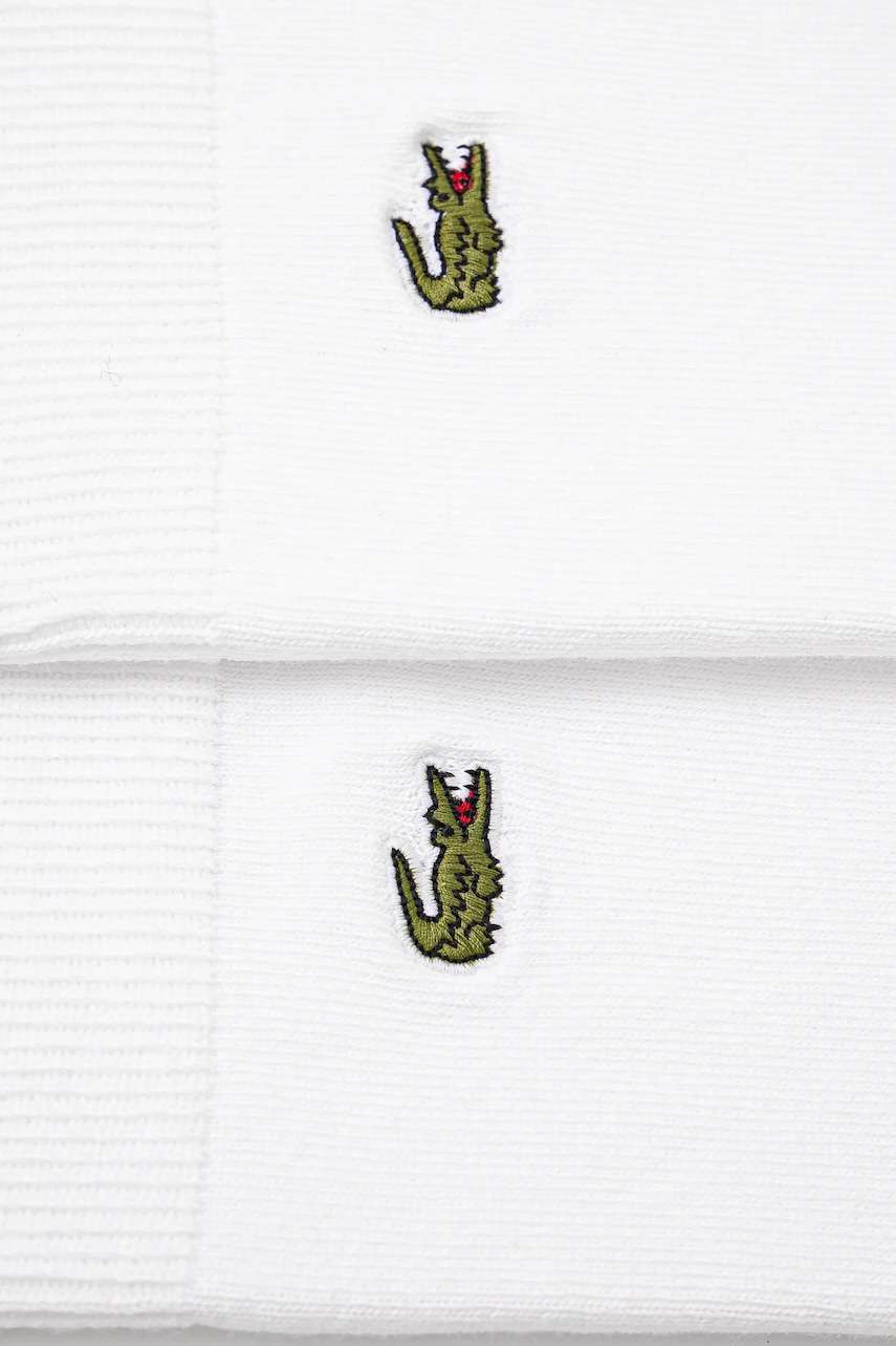 Носки Lacoste 2 шт цвет белый RA3147 Носки Lacoste 2 шт цвет белый RA3147