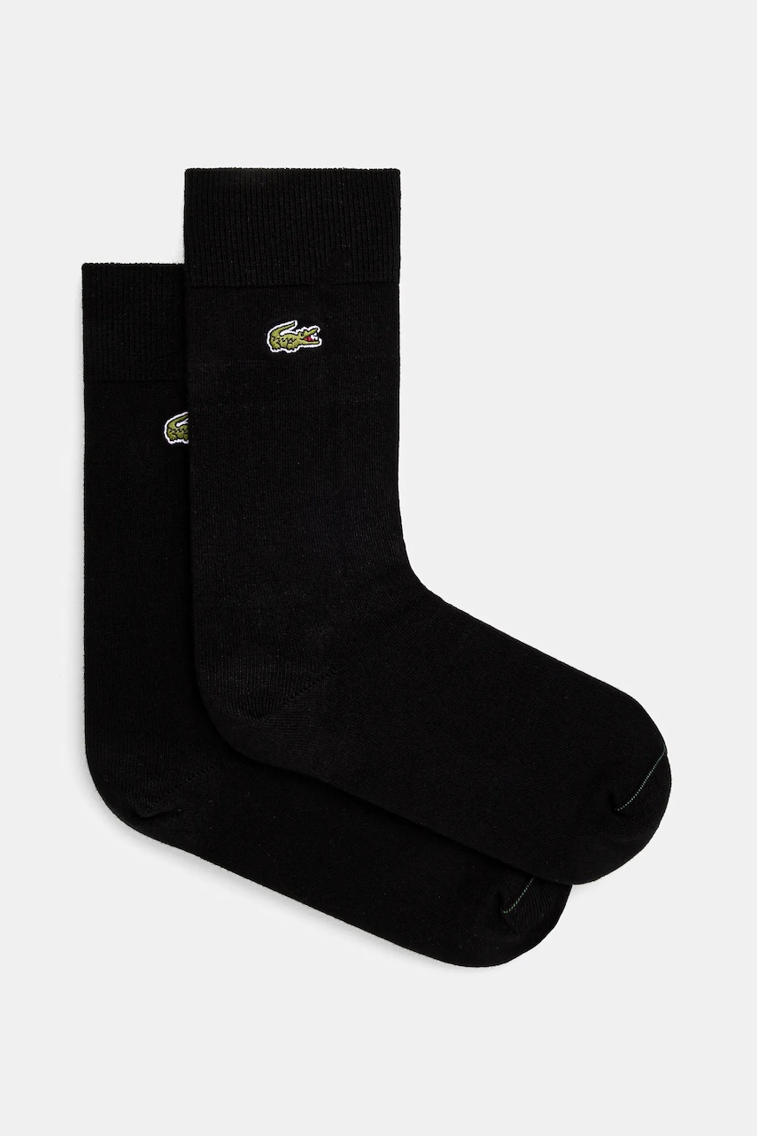 Lacoste șosete 2-pack culoarea negru, RA3147
