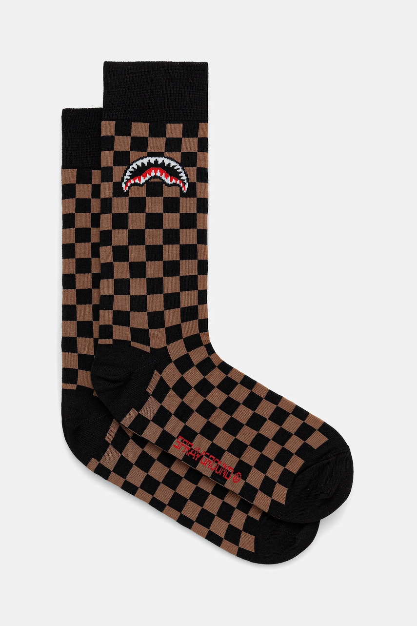 Sprayground șosete culoarea maro, SP15020BRWN Sprayground șosete culoarea maro, SP15020BRWN