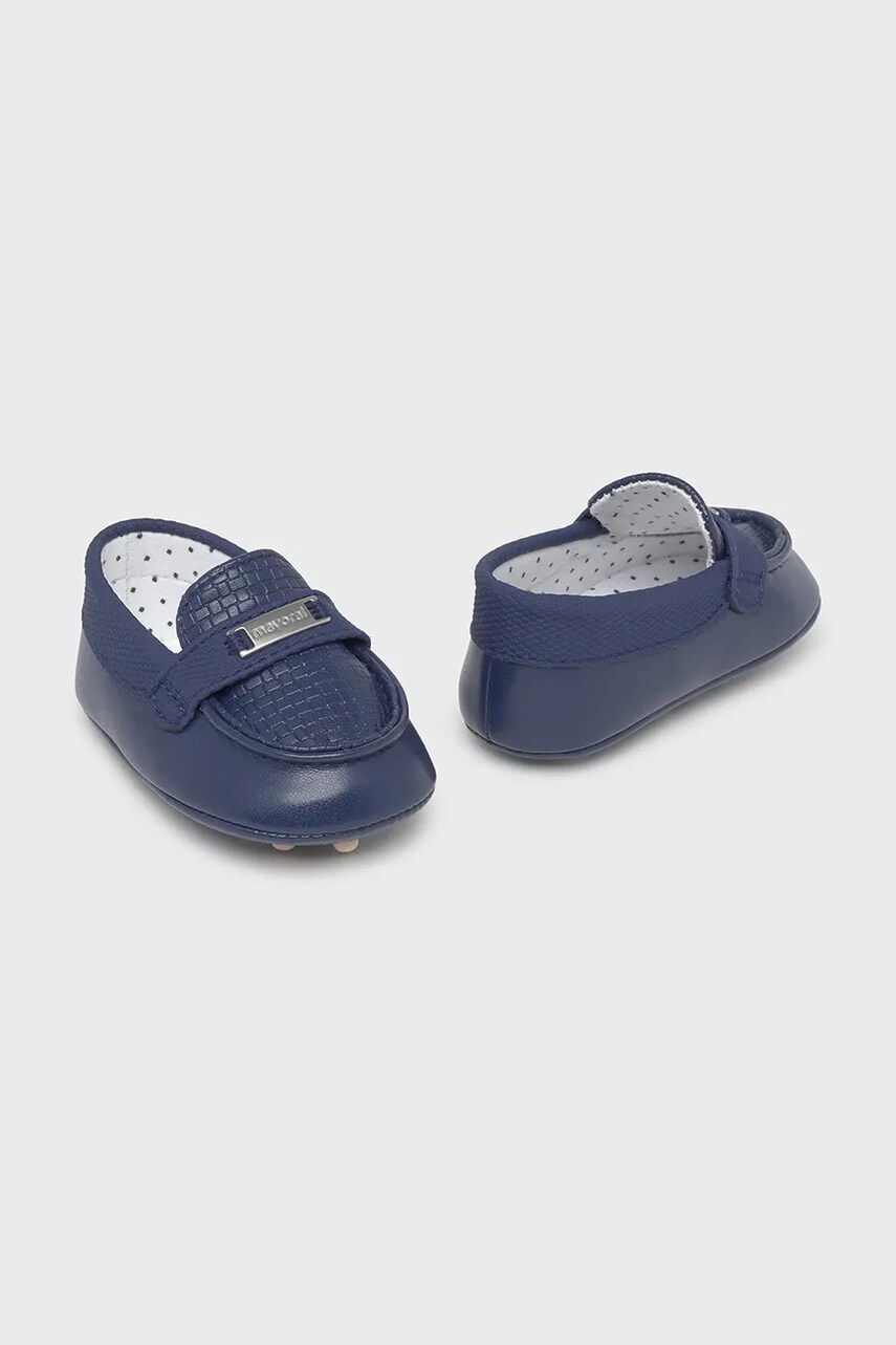Mayoral Newborn pantofi pentru bebelusi culoarea albastru marin, 9892
