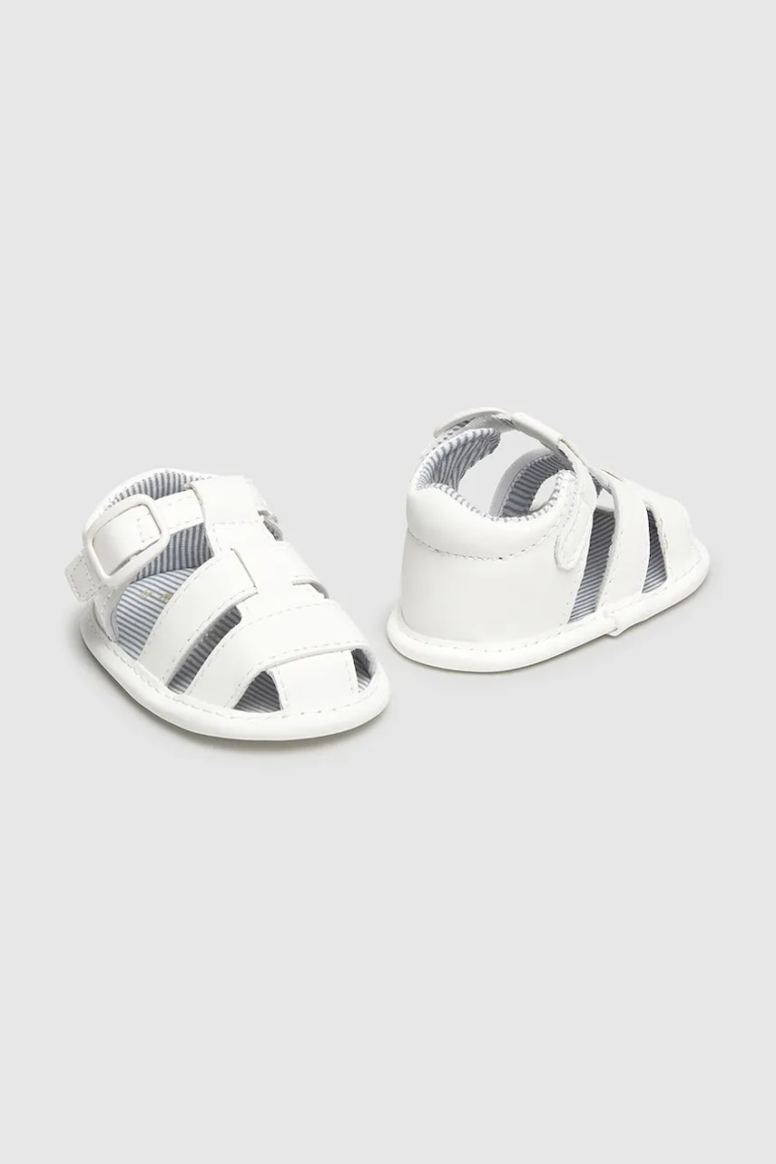 Levně Dětské boty Mayoral Newborn bílá barva, 9897
