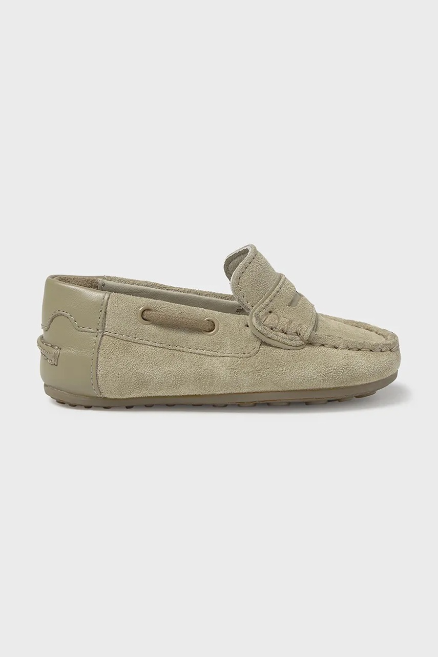 Детские мокасины Mayoral цвет зелёный 41668