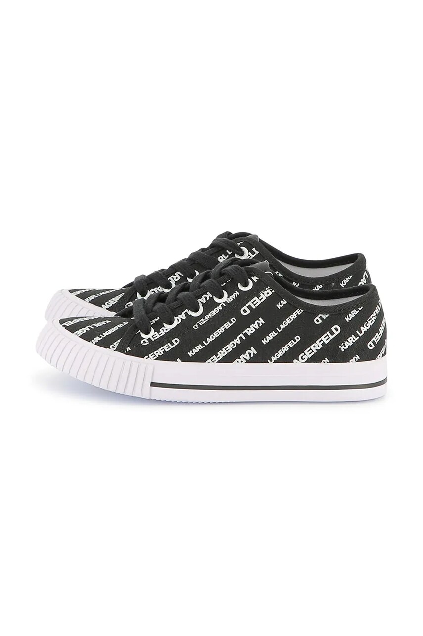 Karl Lagerfeld tenisi copii culoarea negru, Z30562