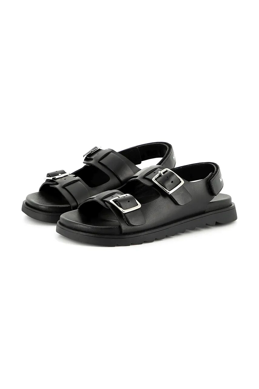 Marc Jacobs sandale de piele culoarea negru, W60399