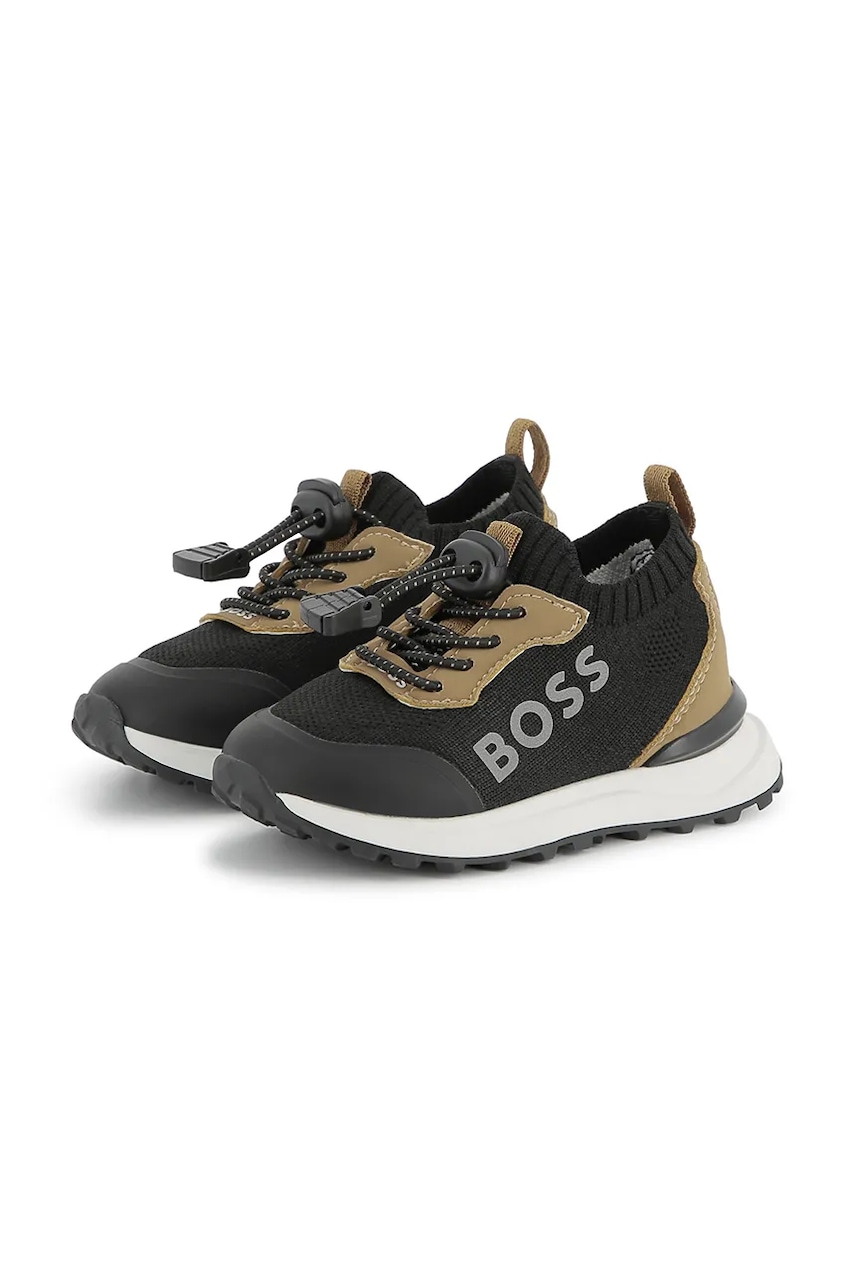 BOSS sneakers pentru copii culoarea negru, J52270