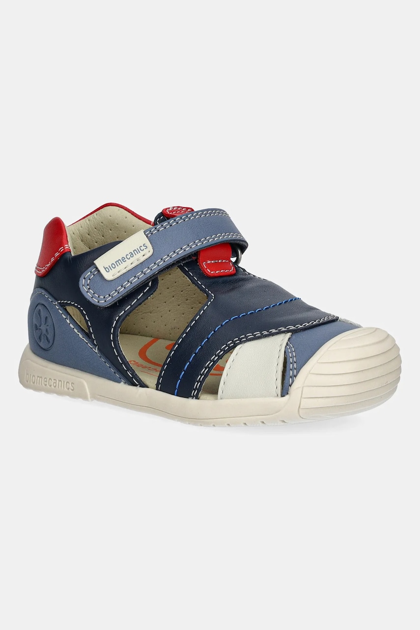 Biomecanics sandale din piele pentru copii culoarea albastru marin, 252126 Biomecanics sandale din piele pentru copii culoarea albastru marin, 252126