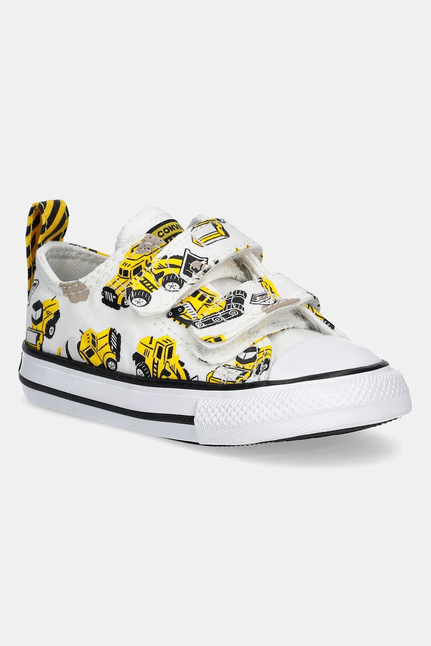 Converse tenisi copii Chuck Taylor All Star 2V culoarea alb, A12610C Converse tenisi copii Chuck Taylor All Star 2V culoarea alb, A12610C
