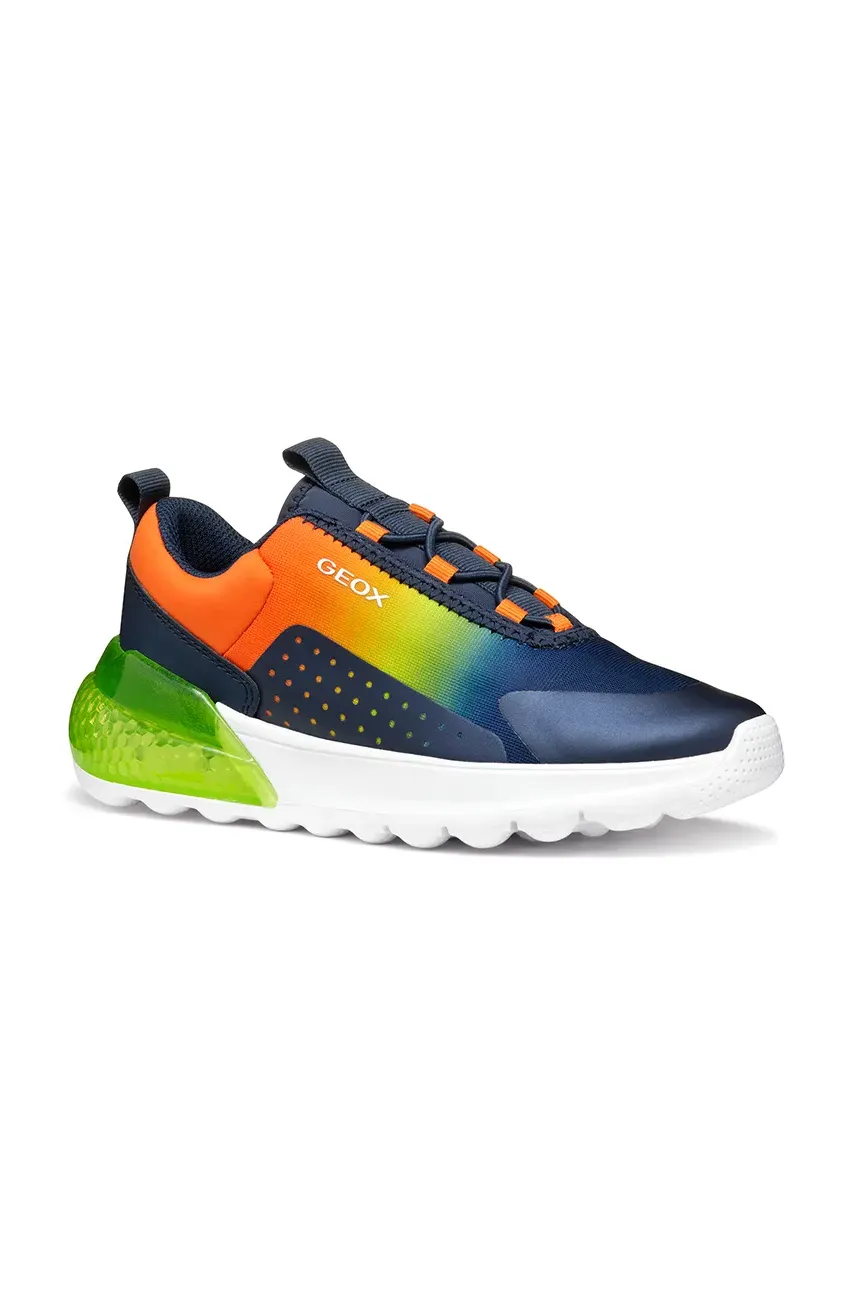 Geox sneakers pentru copii ACTIVART ILLUMINUS culoarea verde, J45LYA.02A9J