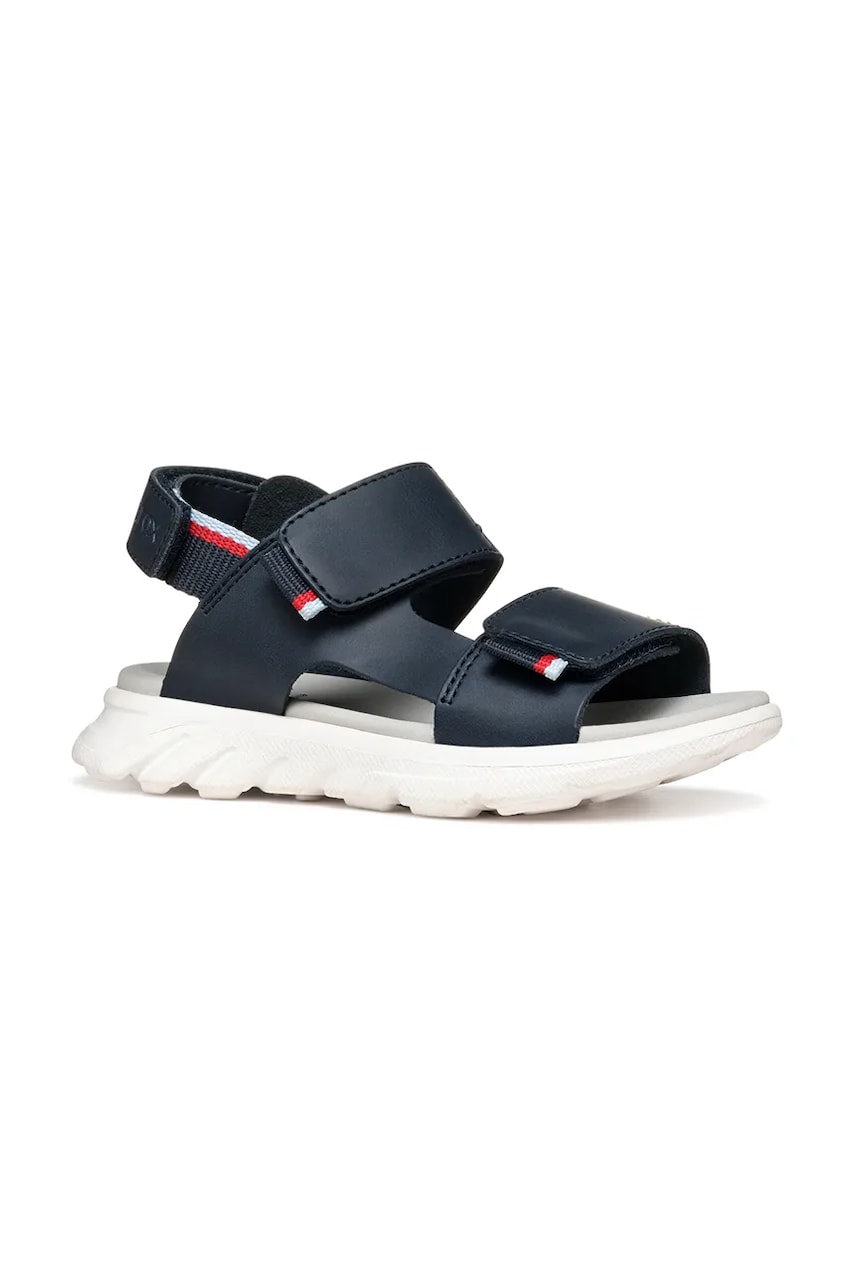 Geox sandale din piele pentru copii AIRADYUM culoarea albastru marin, J55F1B.0009B Geox sandale din piele pentru copii AIRADYUM culoarea albastru marin, J55F1B.0009B
