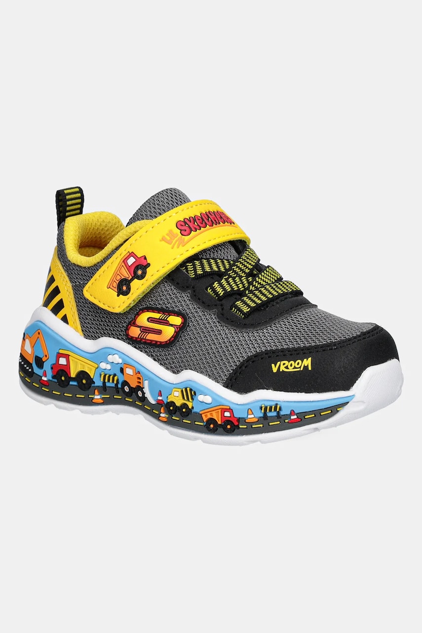 Skechers sneakers pentru copii PLAY SCENE culoarea galben, 407312N Skechers sneakers pentru copii PLAY SCENE culoarea galben, 407312N