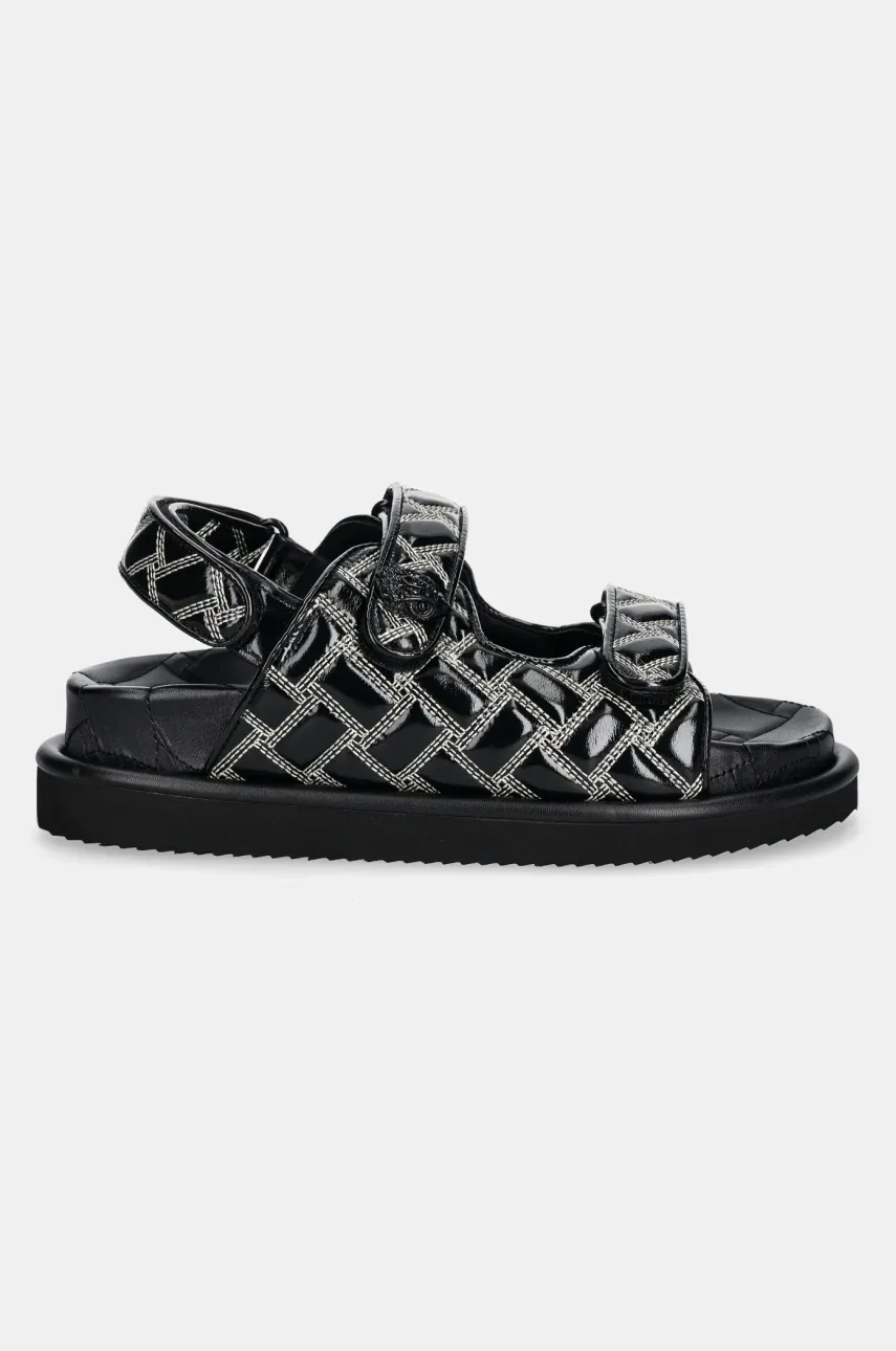 Кожаные сандалии Kurt Geiger London Orson женские цвет чёрный на платформе 3469600309 Кожаные сандалии Kurt Geiger London Orson женские цвет чёрный на платформе 3469600309