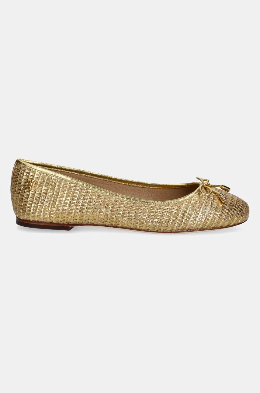 Балетки Lauren Ralph Lauren Jayna цвет золотой 802956767001 Балетки Lauren Ralph Lauren Jayna цвет золотой 802956767001