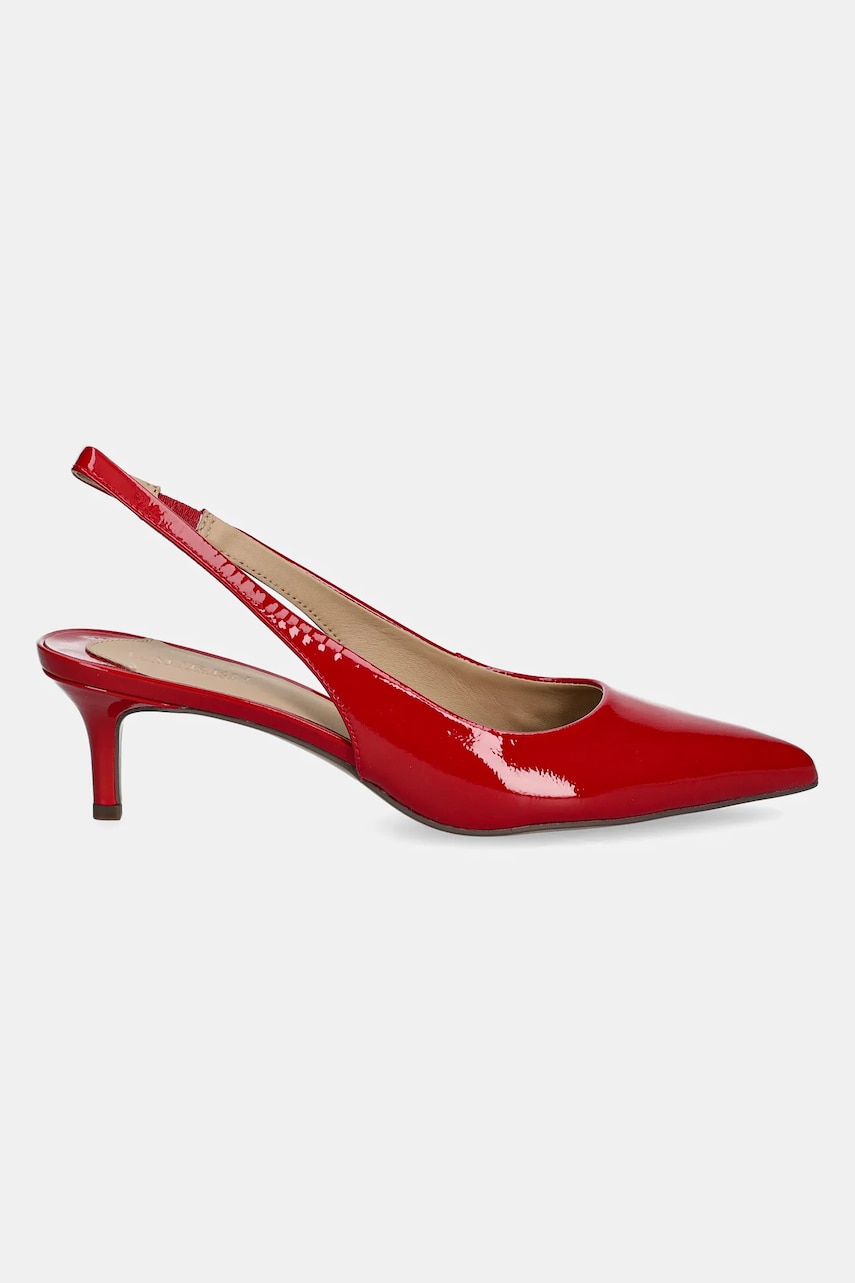 Кожаные туфли Lauren Ralph Lauren Lolah II цвет красный 802959210002 Кожаные туфли Lauren Ralph Lauren Lolah II цвет красный 802959210002
