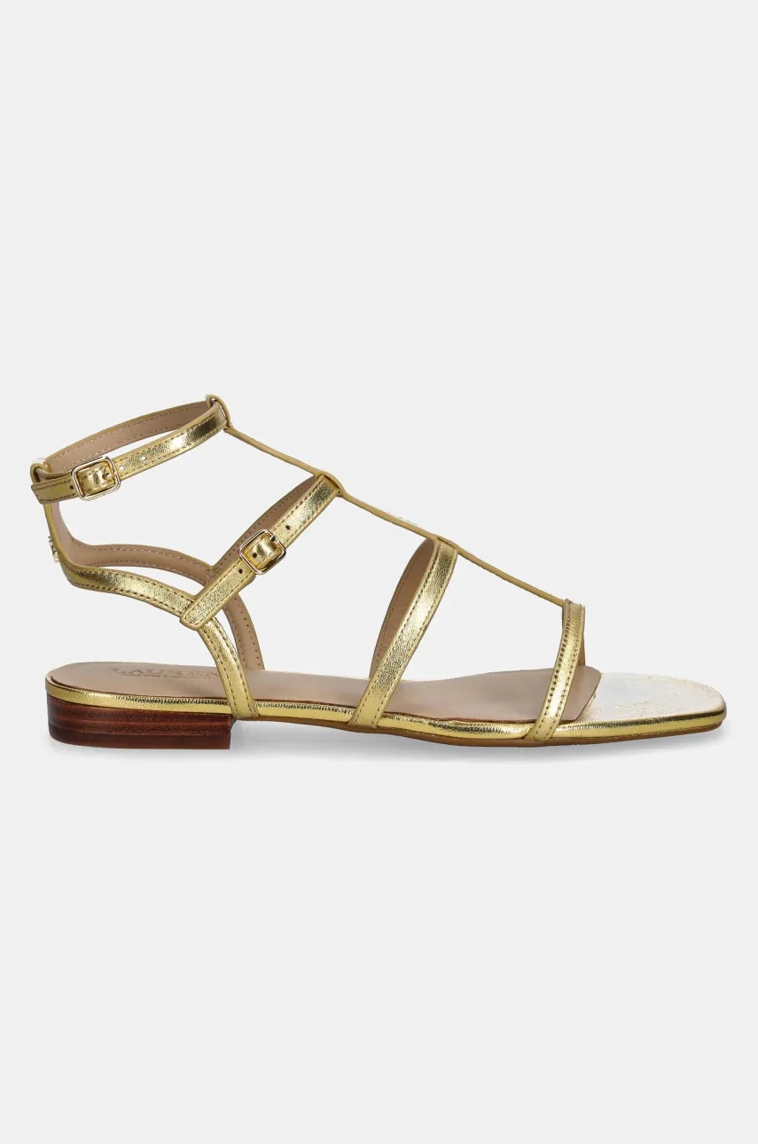 Кожаные сандалии Lauren Ralph Lauren Everley Gldr женские цвет золотой 802978208001 Кожаные сандалии Lauren Ralph Lauren Everley Gldr женские цвет золотой 802978208001
