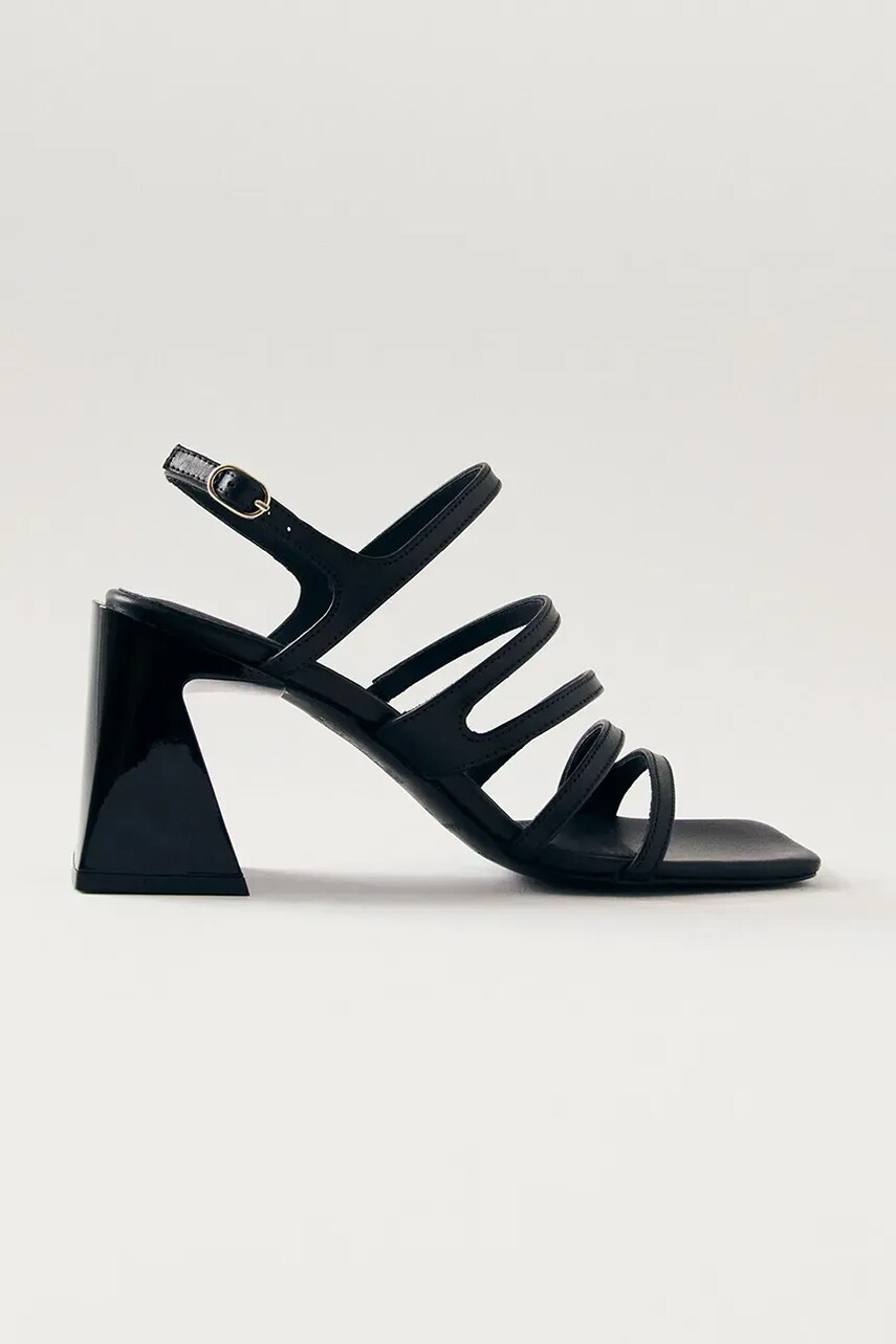 Alohas sandale de piele Aubrey culoarea negru, S100166-06